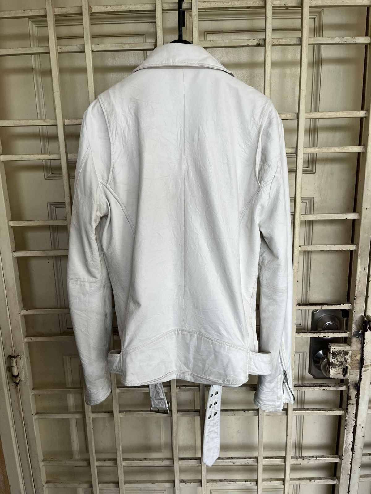 Japanese Brand Custom Culture white leather jacket Size US M / EU 48-50 / 2 - 24 Thumbnail