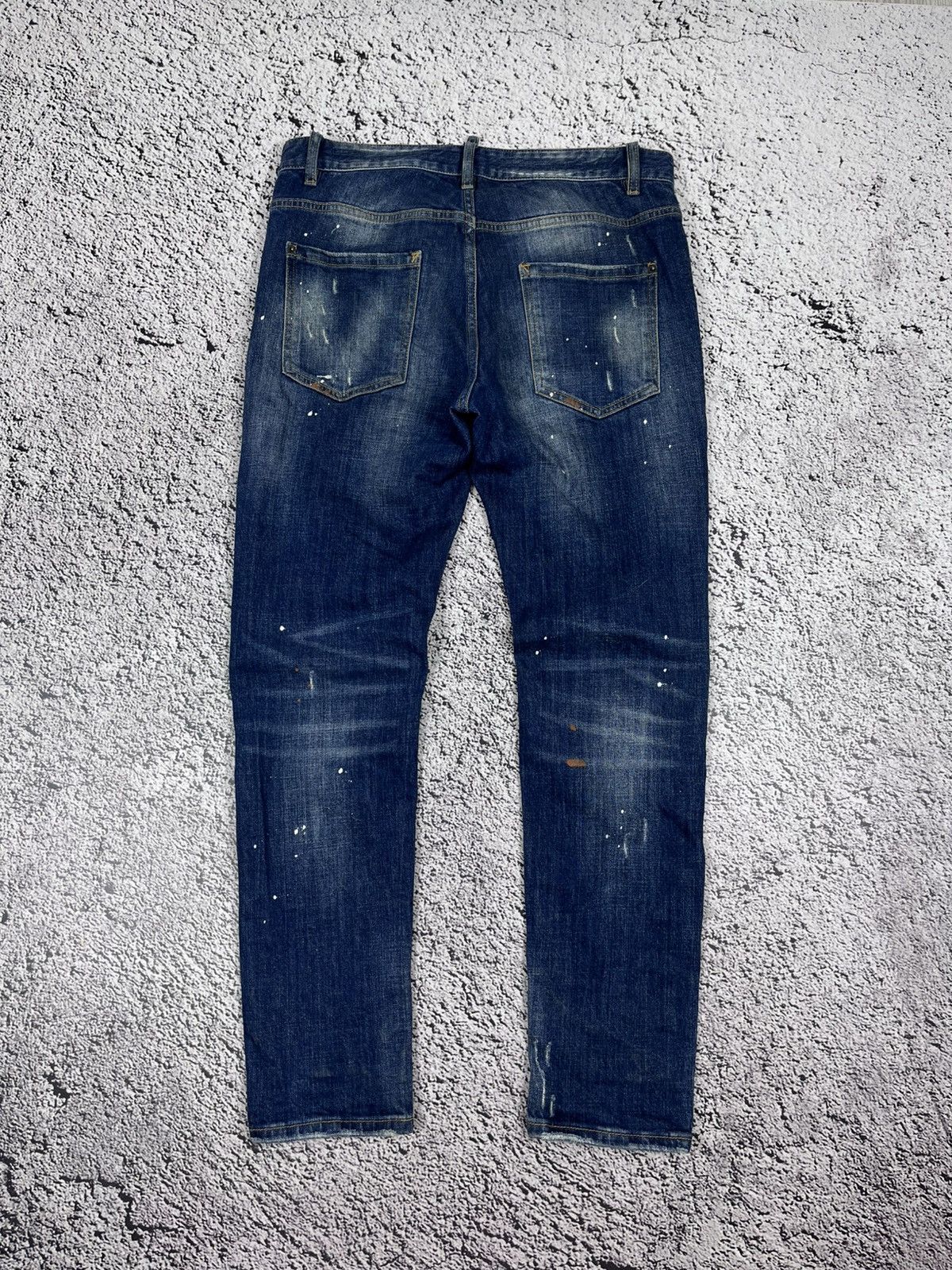 Dsquared2 Dsquared2 Painted Distressed Jeans Denim Pants Slim Fit Size US 32 / EU 48 - 5 Thumbnail