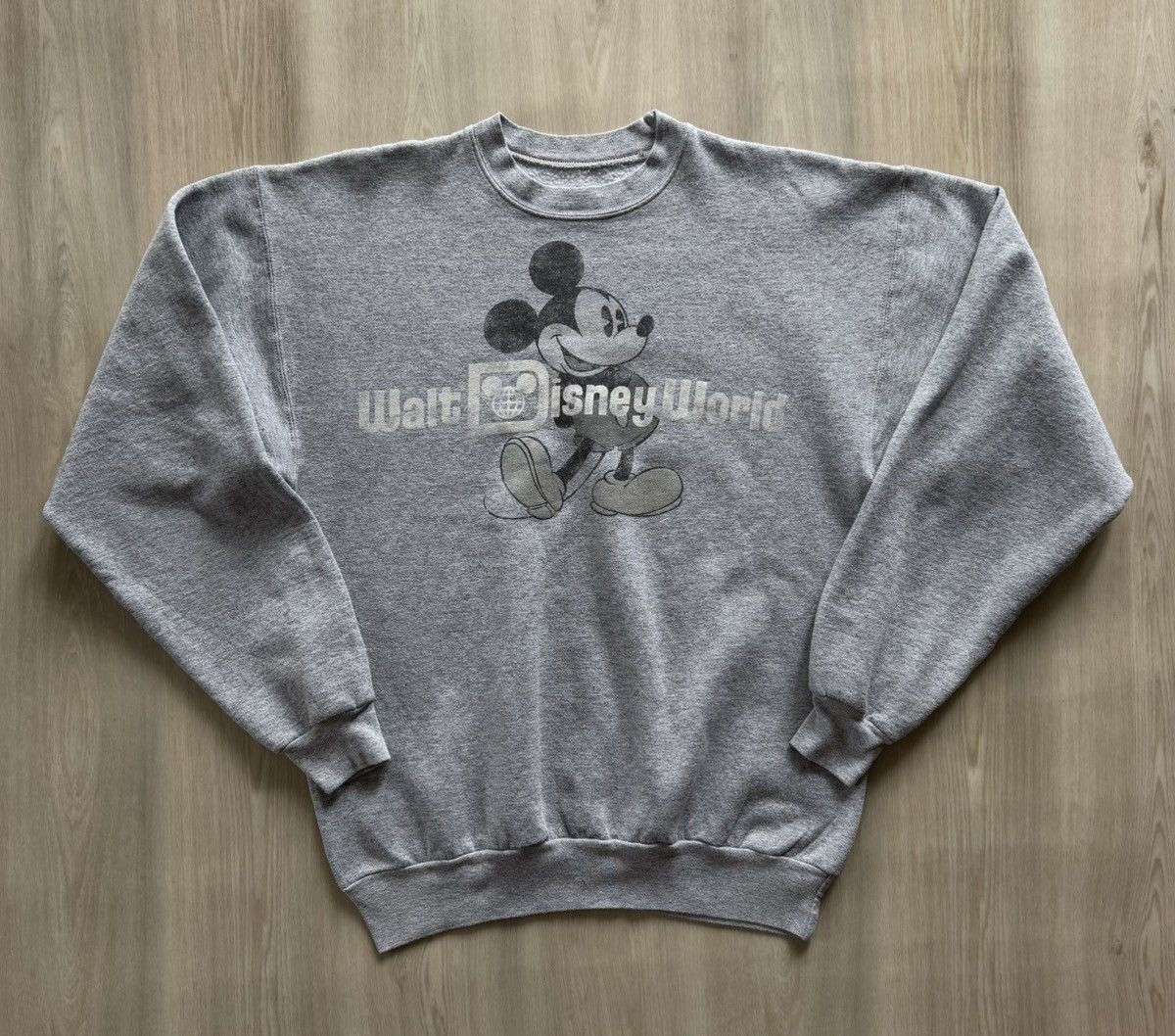 Disney Vintage Y2K Walt Disney World Crewneck Sz M Heather Grey Size US M / EU 48-50 / 2 - 1 Thumbnail
