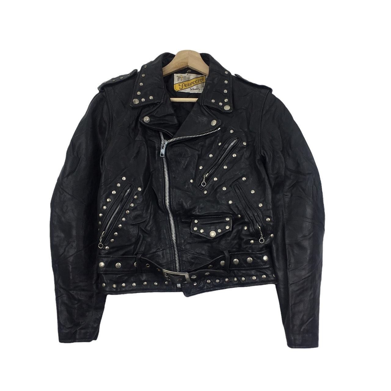 Vintage Vtg 70’ SCHOTT PERFECTO NYC Motorcycle Leather Jacket Biker Size S / US 4 / IT 40 - 1 Thumbnail