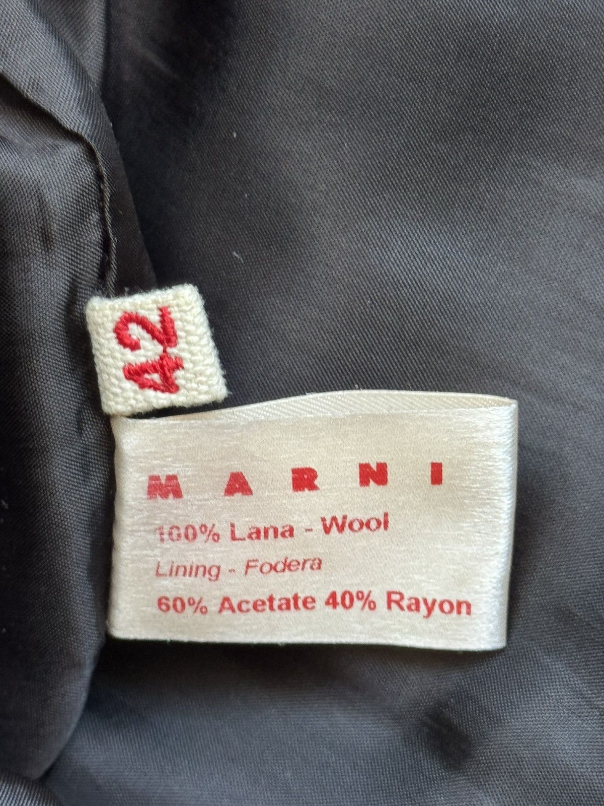 Marni Marni Wool Black Trousers Pants Size 28" / US 6 / IT 42 - 6 Thumbnail