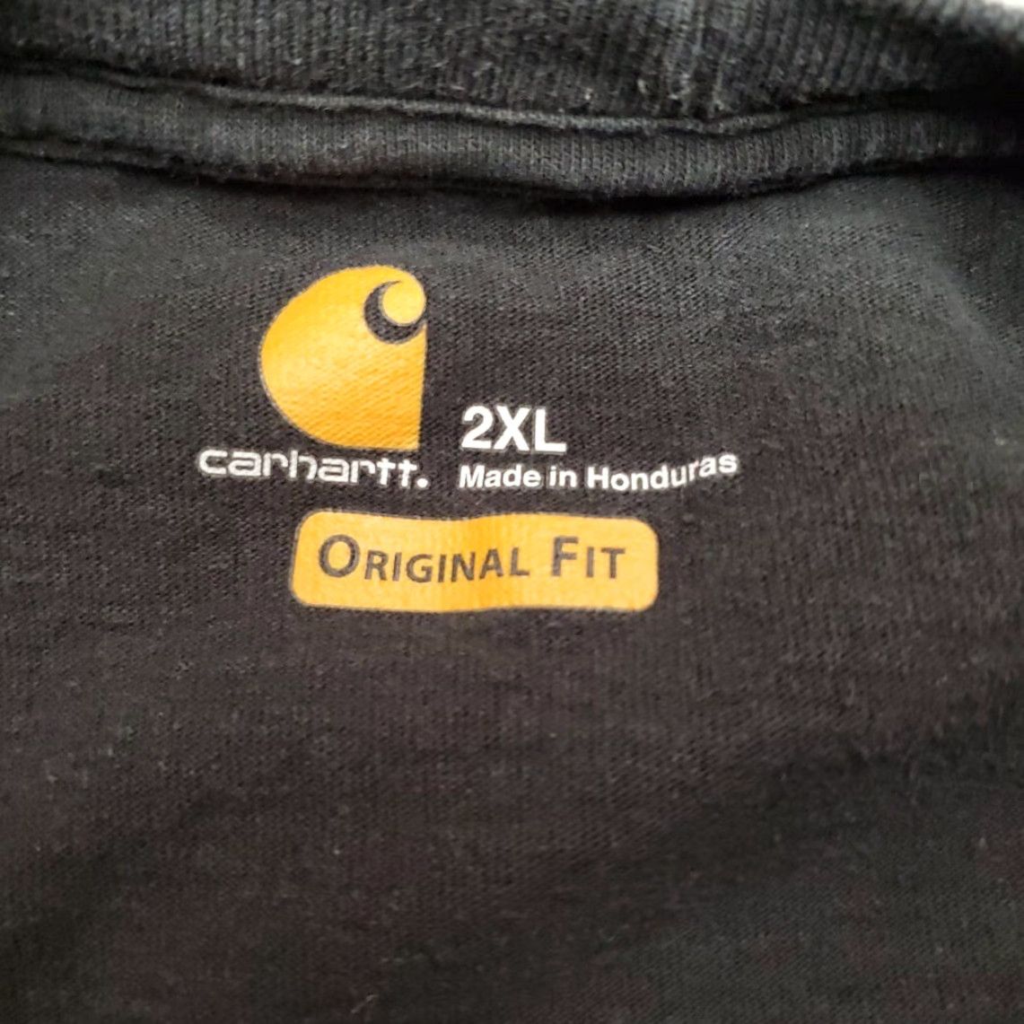Carhartt Carhartt Shirt Mens XXL Black Original Fit Crewneck Short Sleeve Pocket Tee Size US XXL / EU 58 / 5 - 5 Thumbnail