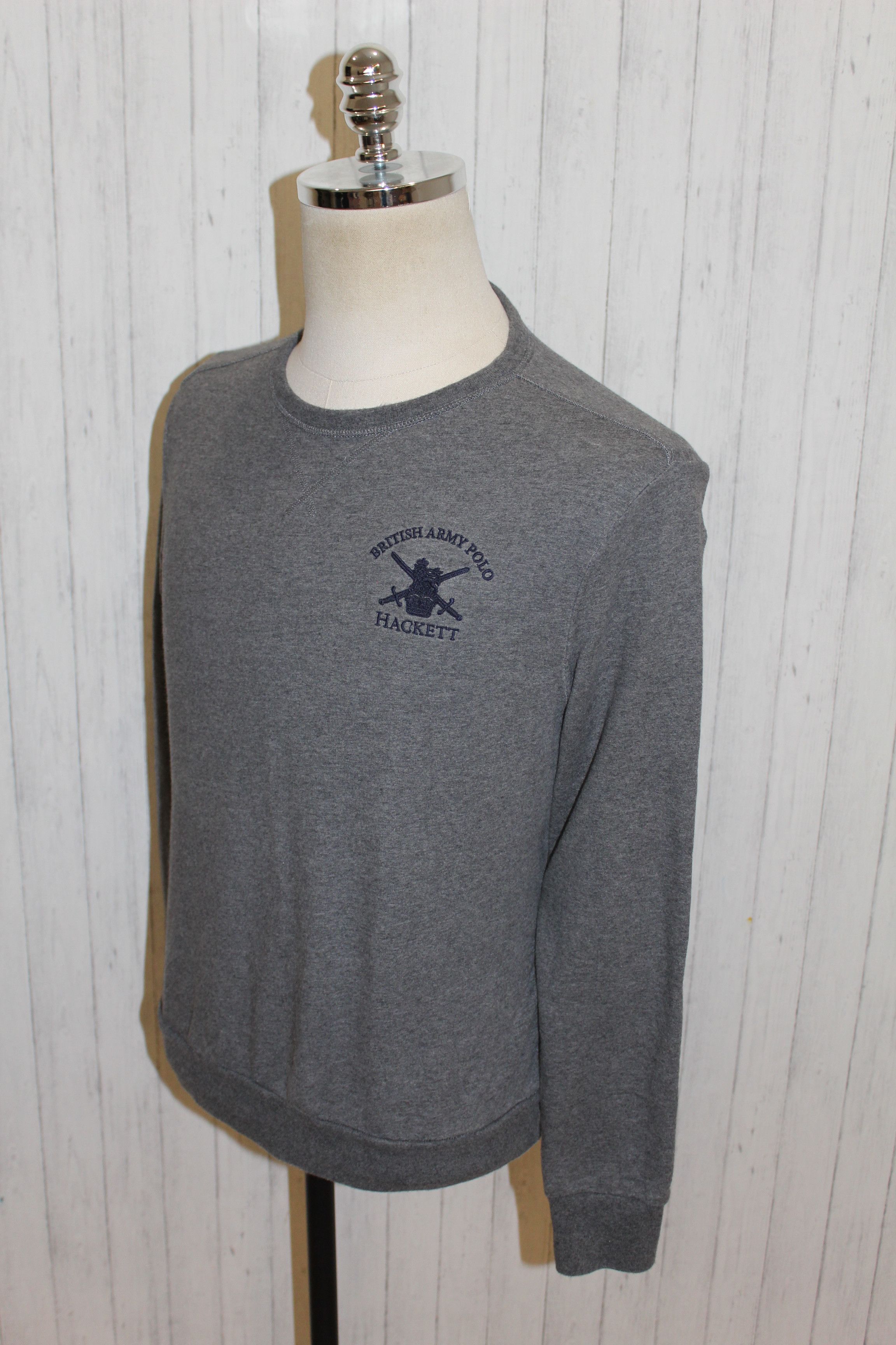 Hackett Men's Hackett Big Logo Gray Sweatshirt Size M Size US M / EU 48-50 / 2 - 3 Thumbnail