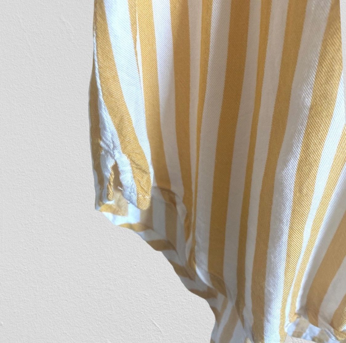 Other PER SE BY CARLISLE SHORT SLEEVE STRIPED BUTTON UP BLOUSE TOP Size L / US 10 / IT 46 - 10 Thumbnail