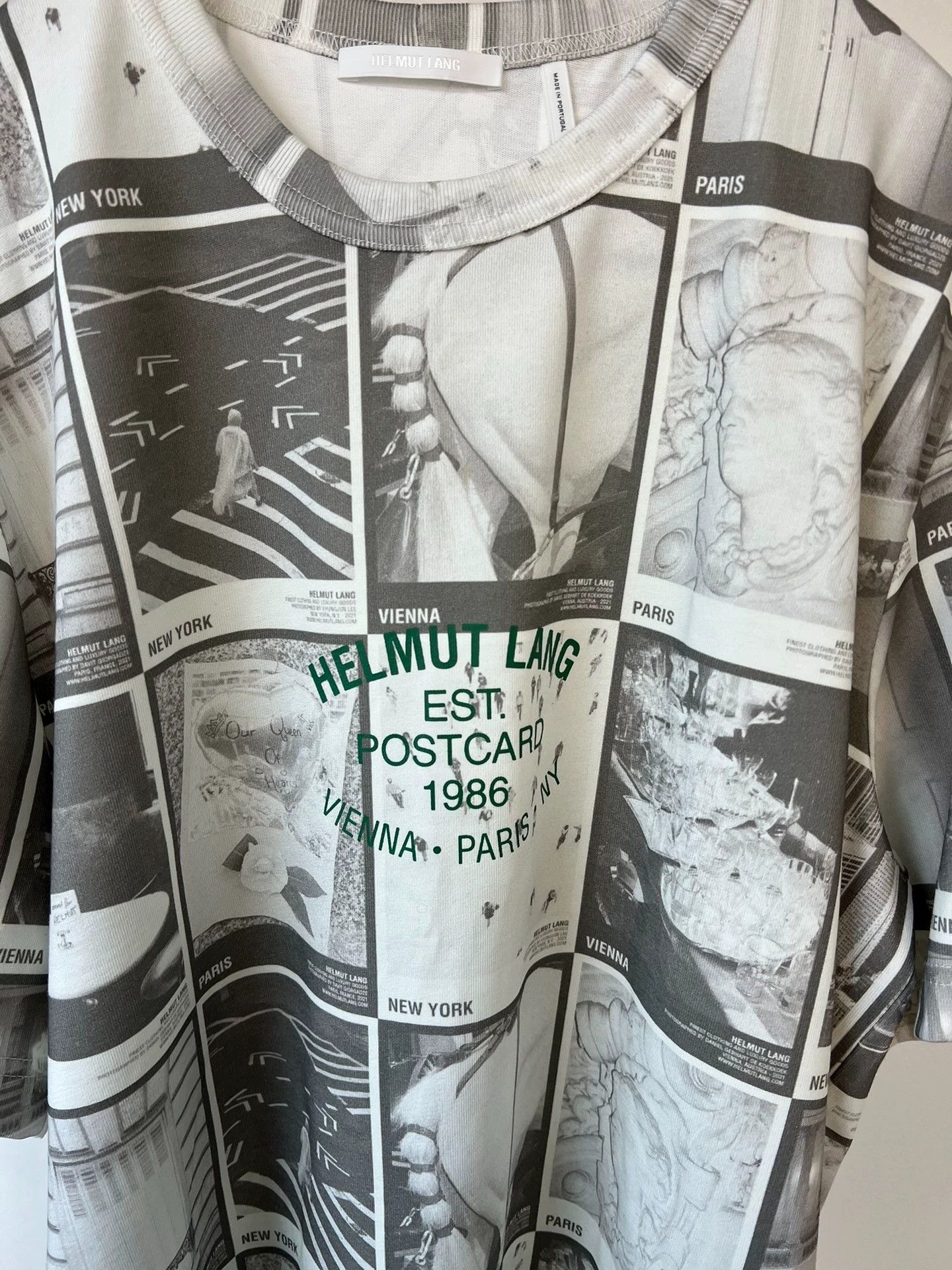 Helmut Lang Helmut Lang Newspaper Print T-Shirt Size US XL / EU 56 / 4 - 3 Thumbnail