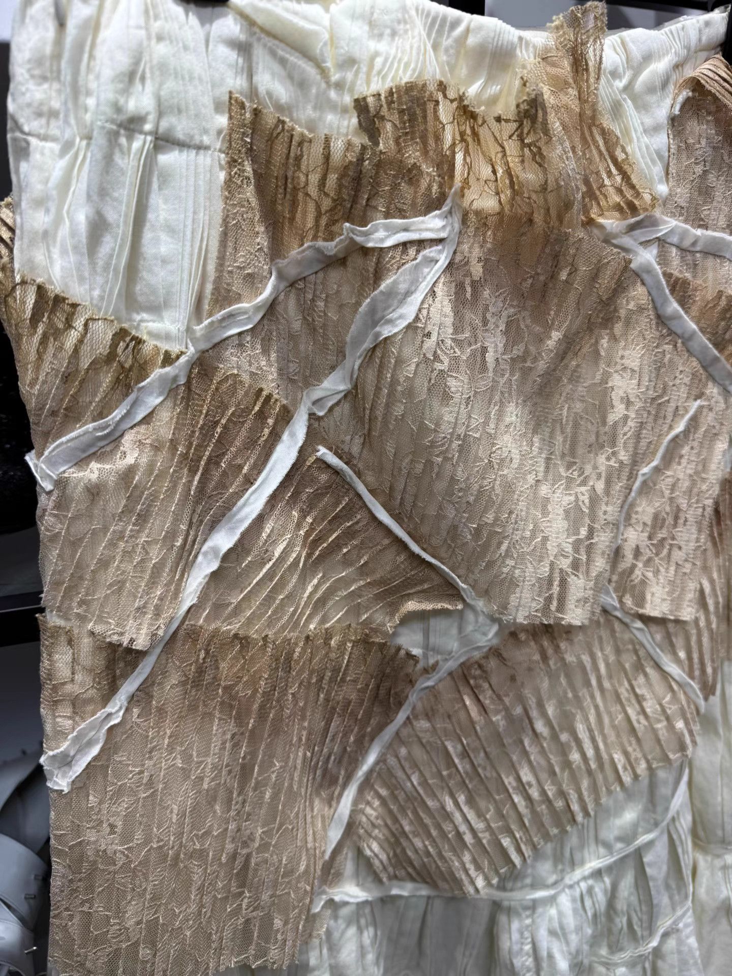 Issey Miyake ISSEY MIYAKE Origami Dyed Lace Long Skirt K20 Size 26" / US 2 / IT 38 - 8 Thumbnail