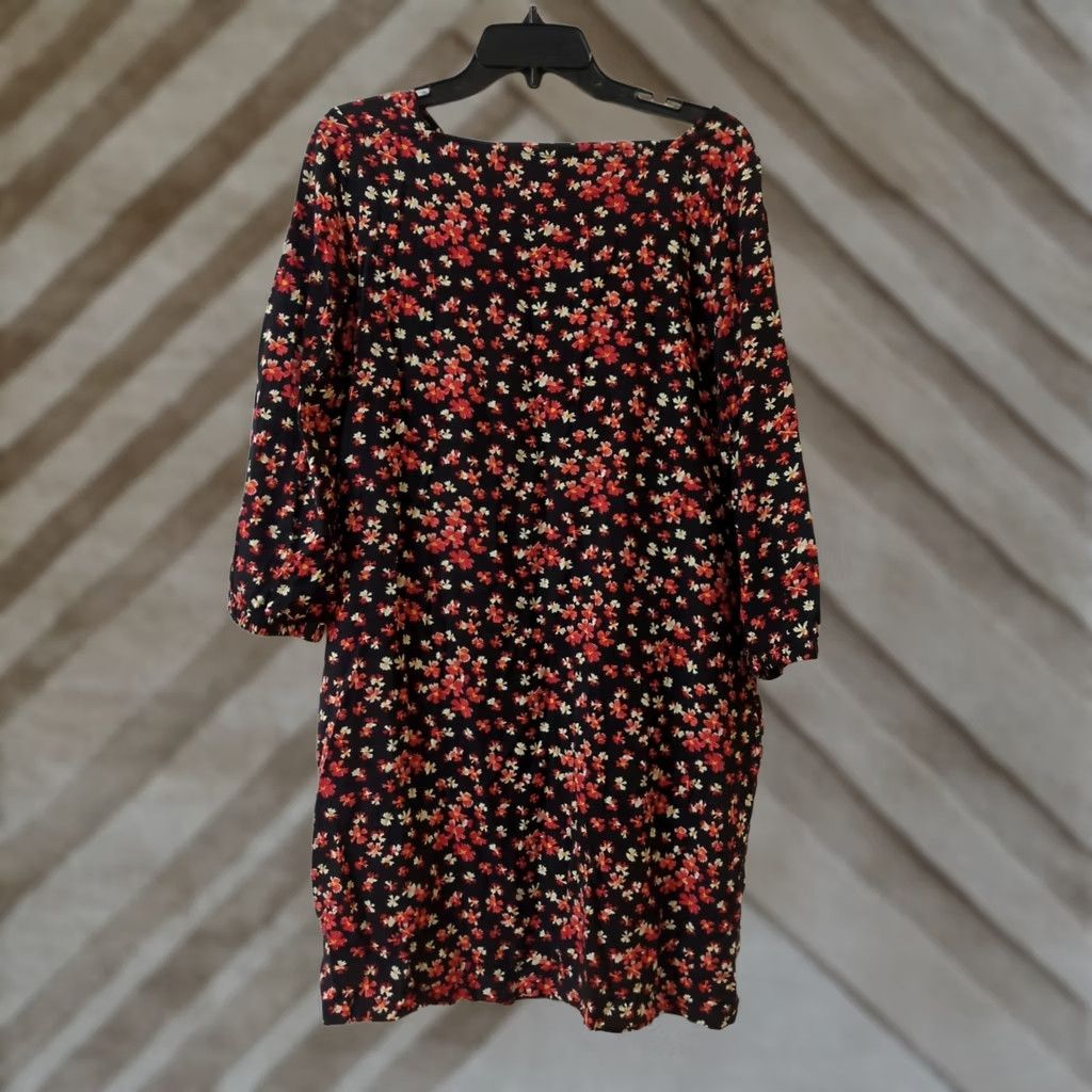 Gap GAP Dress Floral Mini Women's Size M Black Pockets Short Fall Spring Summer Casual Party/Wedding Women Size M / US 6-8 / IT 42-44 - 1 Thumbnail