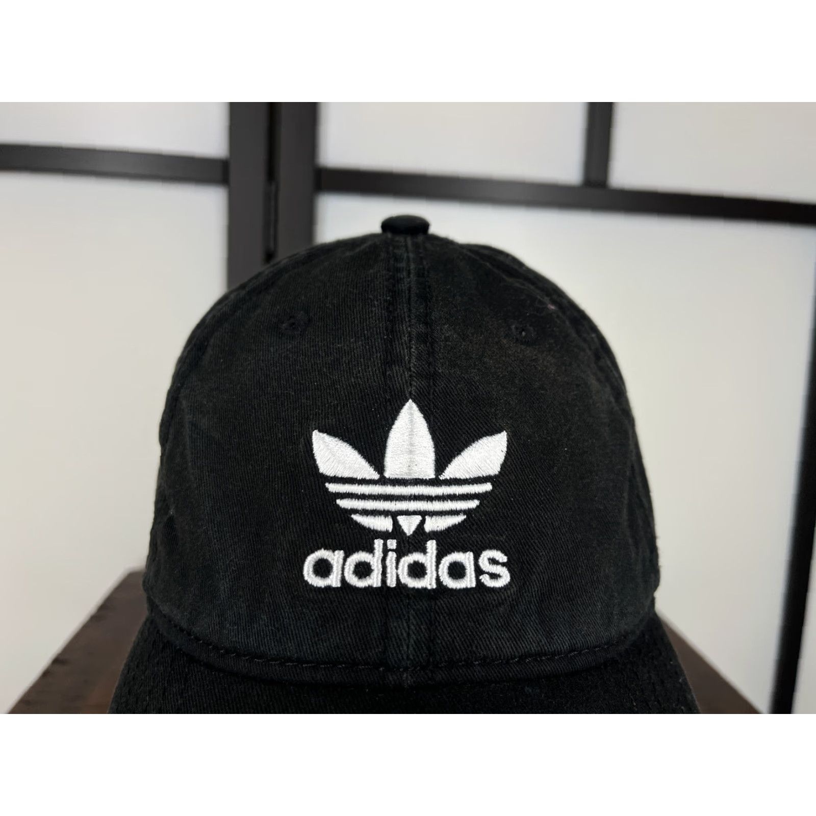 Adidas Adidas Hat Cap One Size Black 3 Stripes Cotton Golf Logo Adjustable Baseball Cap Mens Men’s Sun Hat Size ONE SIZE - 2 Thumbnail