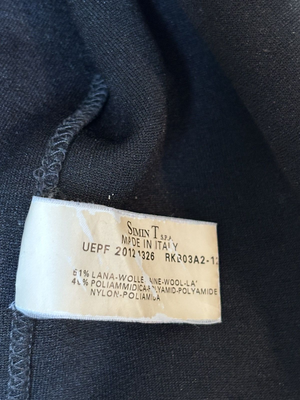 Armani Collezioni Vintage Armani / Simint S.p.A. Minimalist Wool Zip Jacket Size US L / EU 52-54 / 3 - 4 Thumbnail