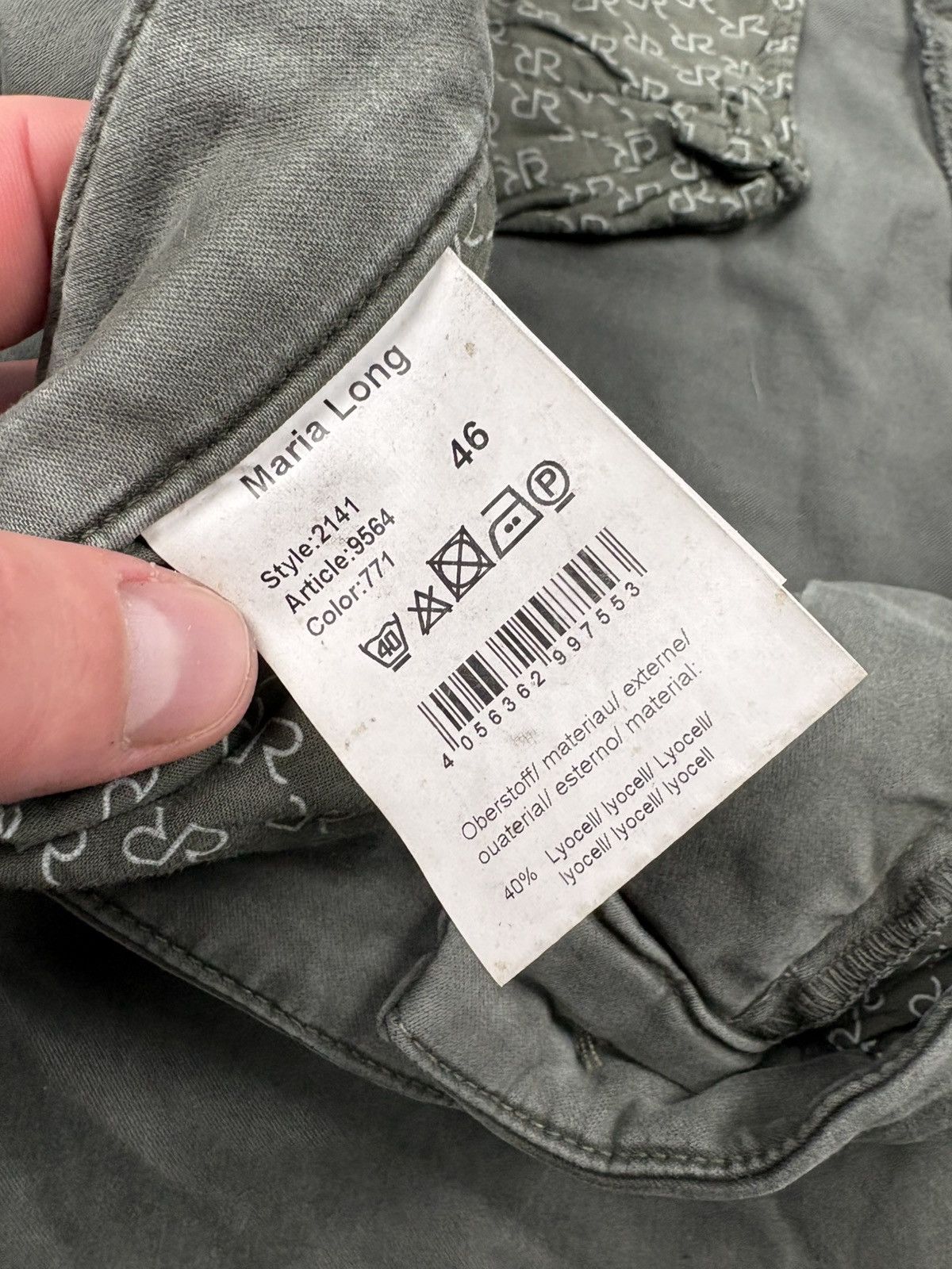 Vintage RAFFAELLO ROSSI Vintage Navy Green Hype Casual Pants Rare Size 32" / US 10 / IT 46 - 9 Thumbnail