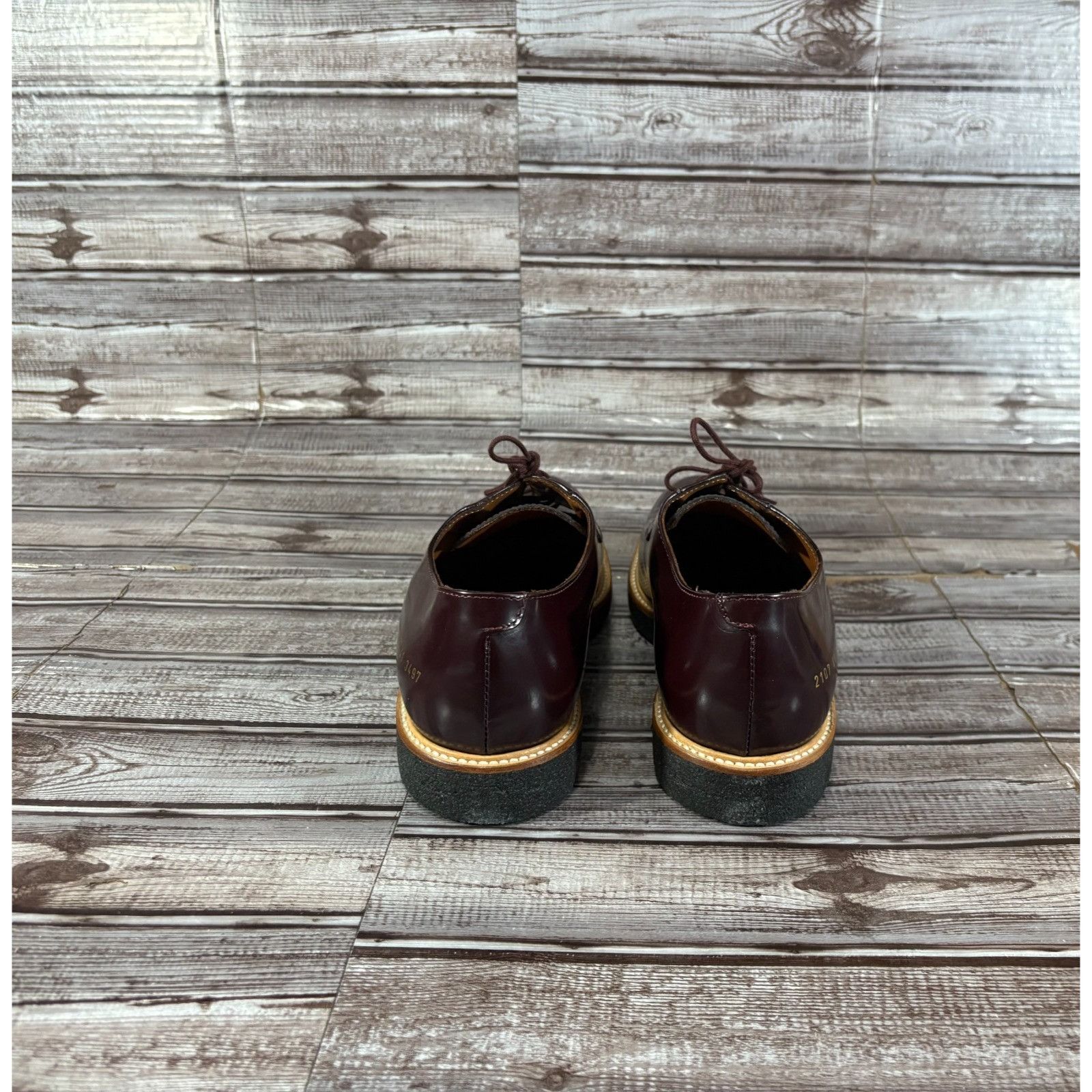 Common Projects Common Projects Derby Polished Leather Loafers shoes Sz 41 c Size US 8 / EU 41 - 4 Thumbnail