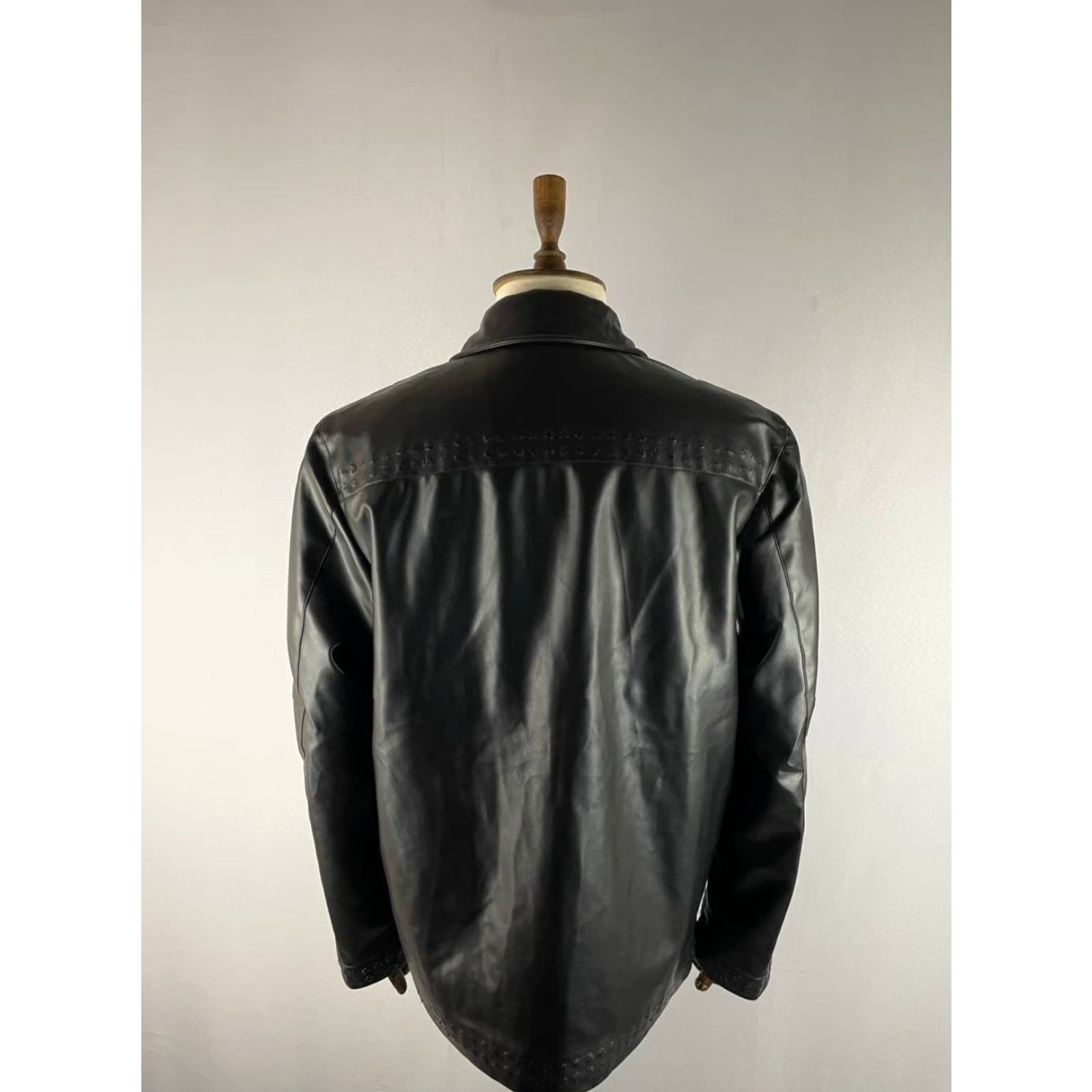 Versace Jeans Couture Versace Jeans Mens Bomber Jacket L Black Polyester Full Zip Jacket Coated PVC Lining Regular Fit Size US L / EU 52-54 / 3 - 4 Thumbnail