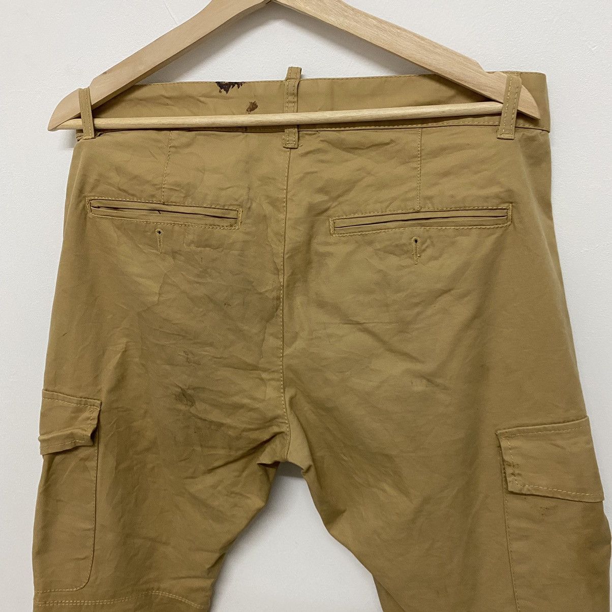 Dsquared2 × Vintage Vintage Dsquared Cargo Khaki Worker Casual Pants Size US 34 / EU 50 - 15 Thumbnail