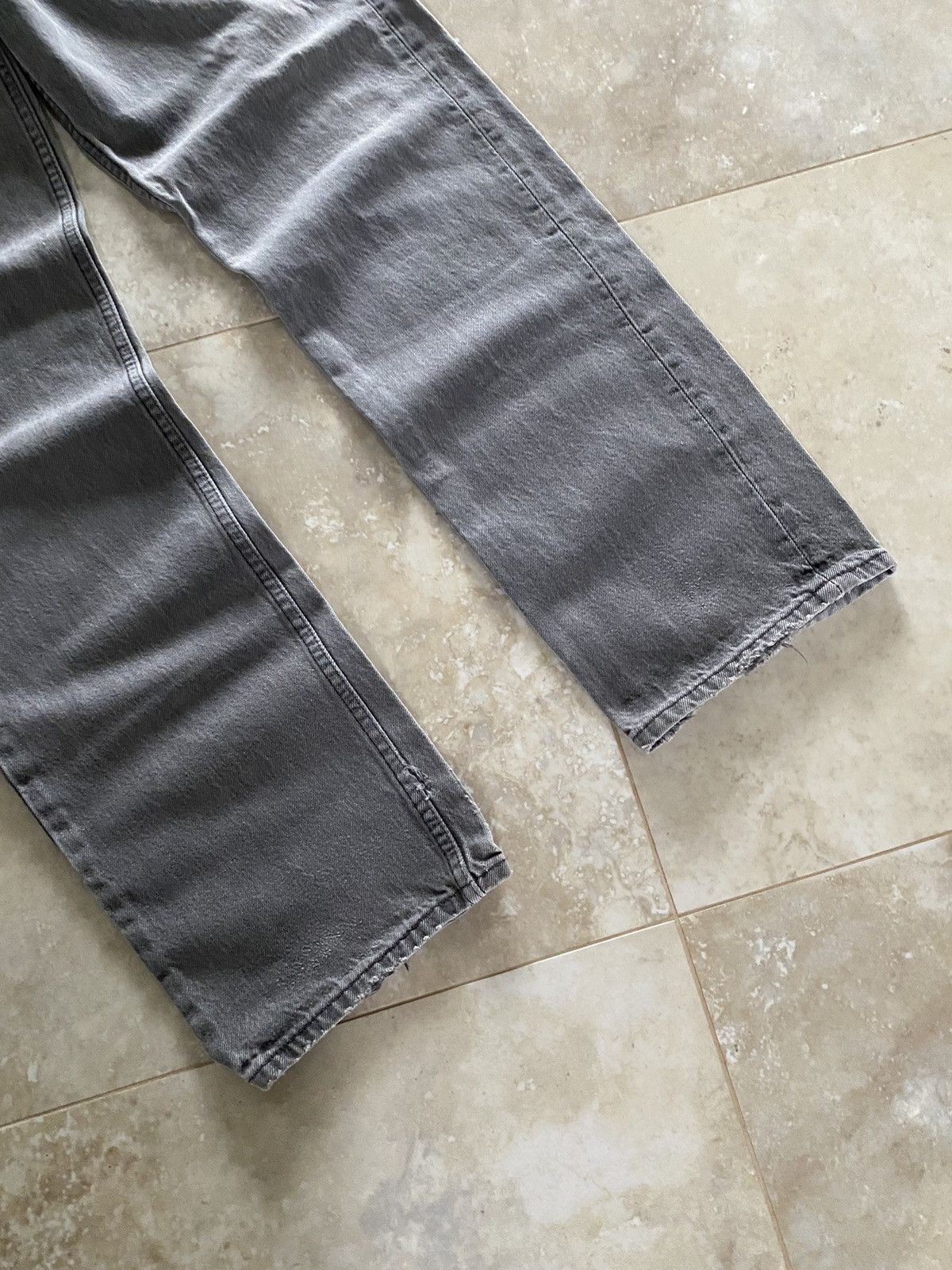 Levi's Vintage Levis 501 Baggy Jeans Made Usa 2000s Washed Denim Size US 34 / EU 50 - 5 Thumbnail