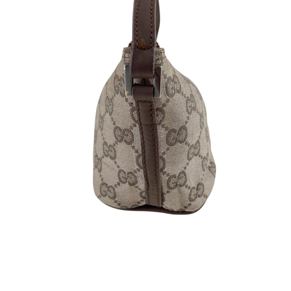 Gucci × Vintage Gucci GG Monogram Boat Beige Canvas leather Trim Size ONE SIZE - 4 Thumbnail