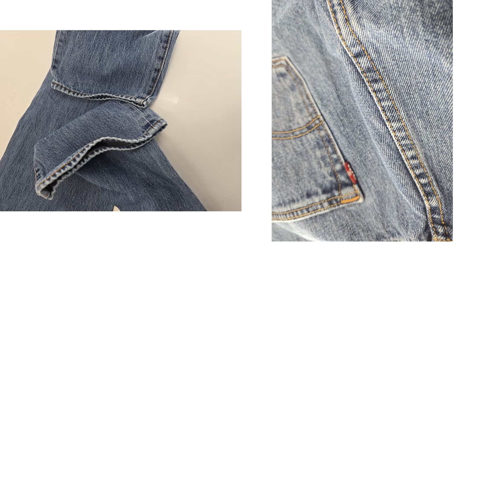 Levi's Levi's 501 Original Fit Straight Leg Jeans - 100% Cotton - Size 38x32 - Blue - Men - Denim - Five Pocket - Regular Fit Size US 38 / EU 54 - 9 Thumbnail