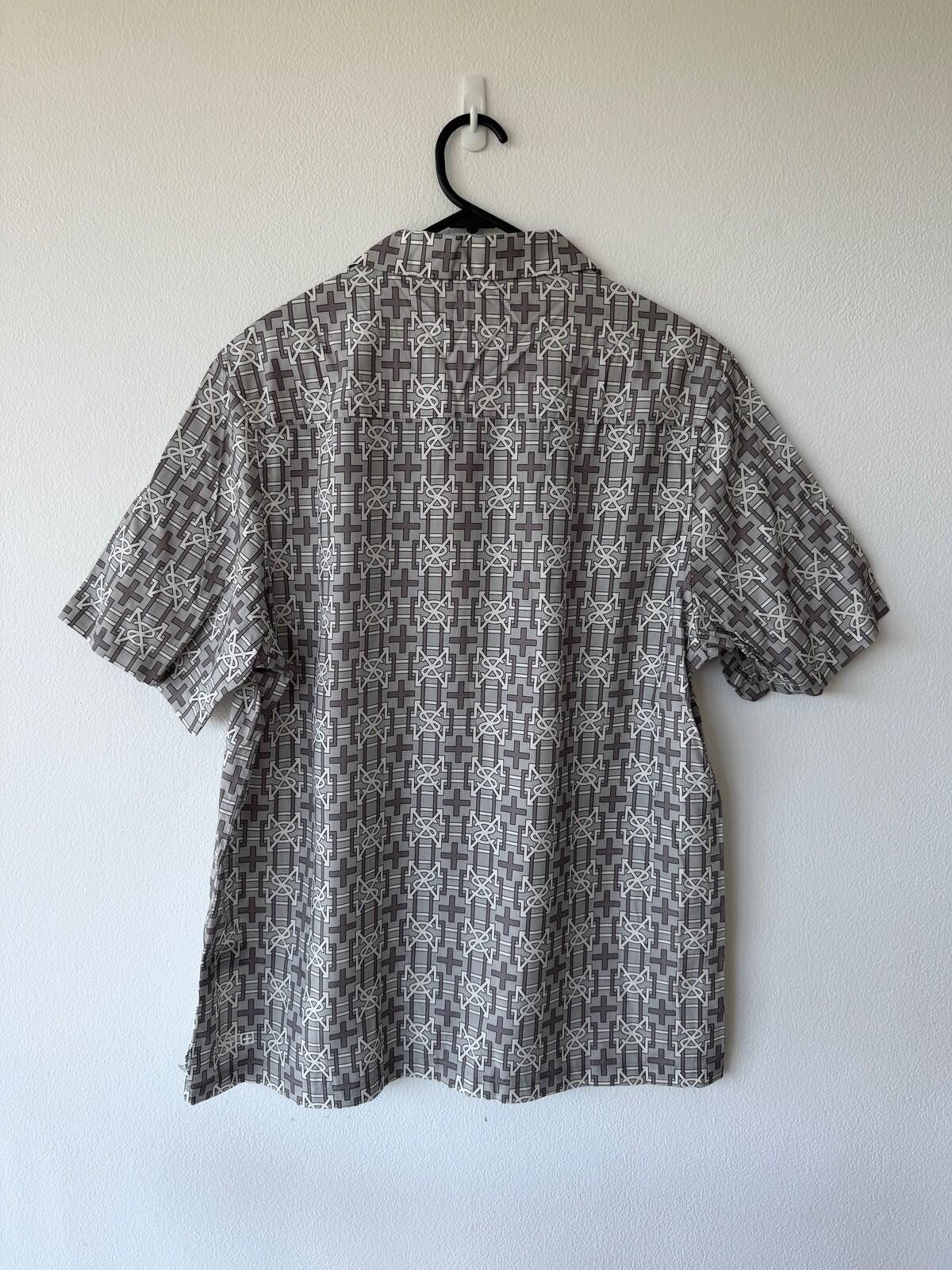 Ksubi new ksubi medium short sleeve resort shirt plus grey logo Size US M / EU 48-50 / 2 - 5 Thumbnail
