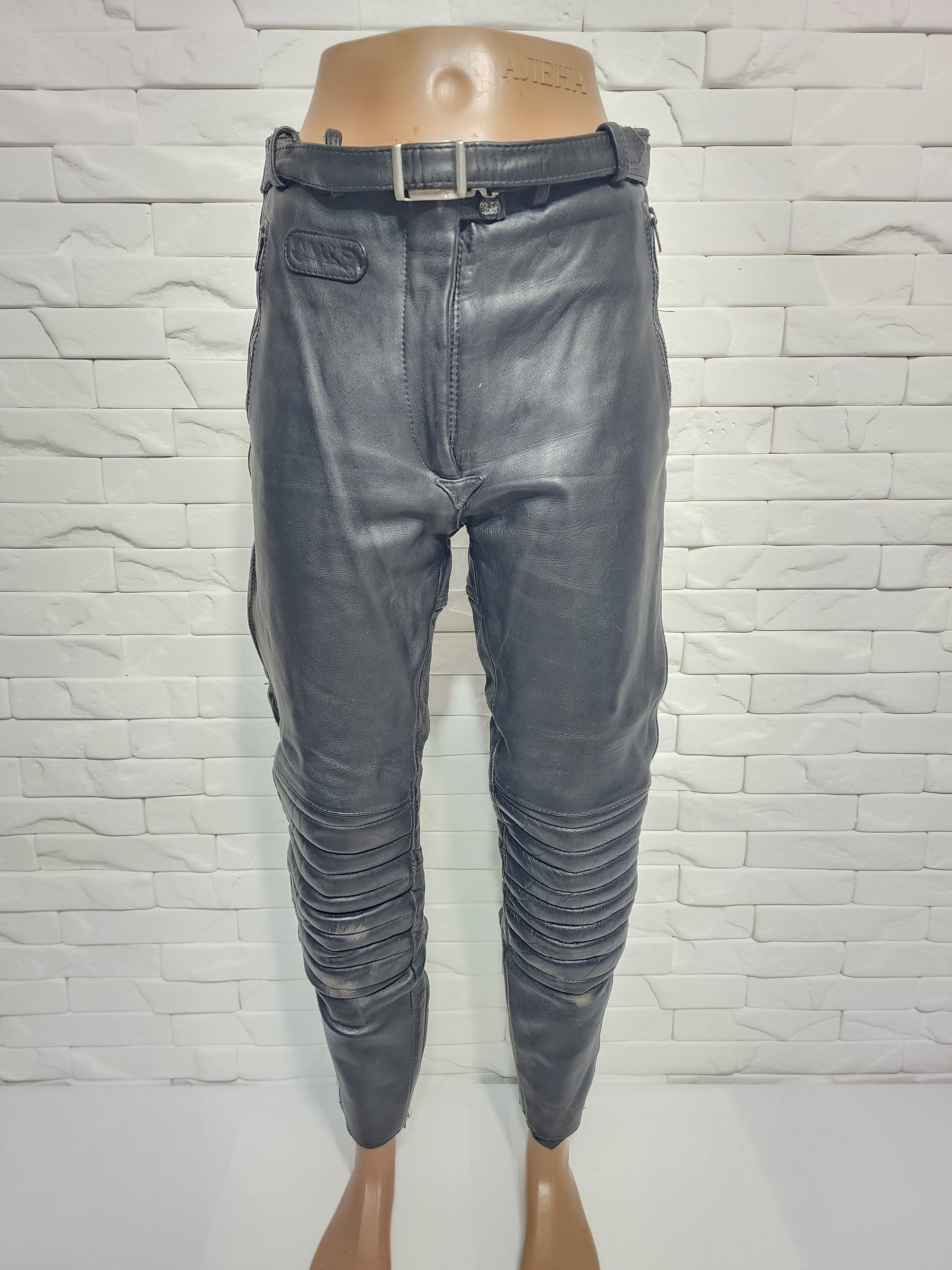 Sports Specialties Vintage Black Leather Biker Pants Size 30" / US 8 / IT 44 - 1 Thumbnail