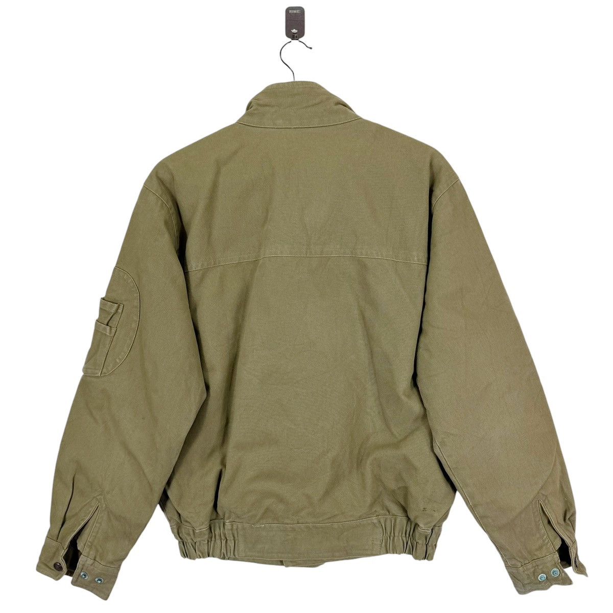 Japanese Brand × Perks And Mini VINTAGE [IXI:Z] INDIVIDUALS BASIC CANVAS DENIM BOMBER JACKET Size US M / EU 48-50 / 2 - 9 Thumbnail