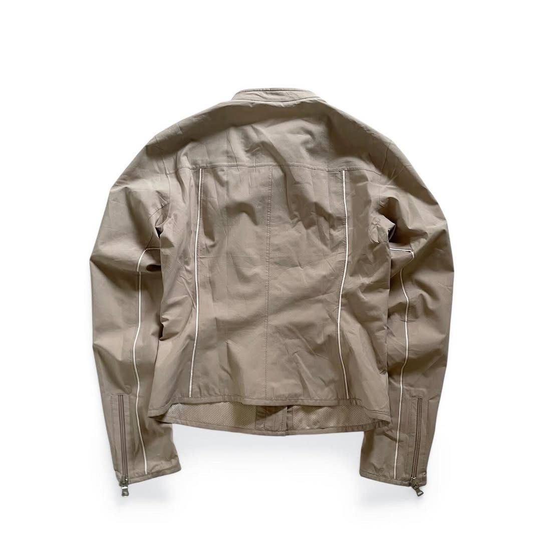 Prada 00’s Prada Sport Beige Nylon Biker Jacket Size M / US 6-8 / IT 42-44 - 2 Thumbnail