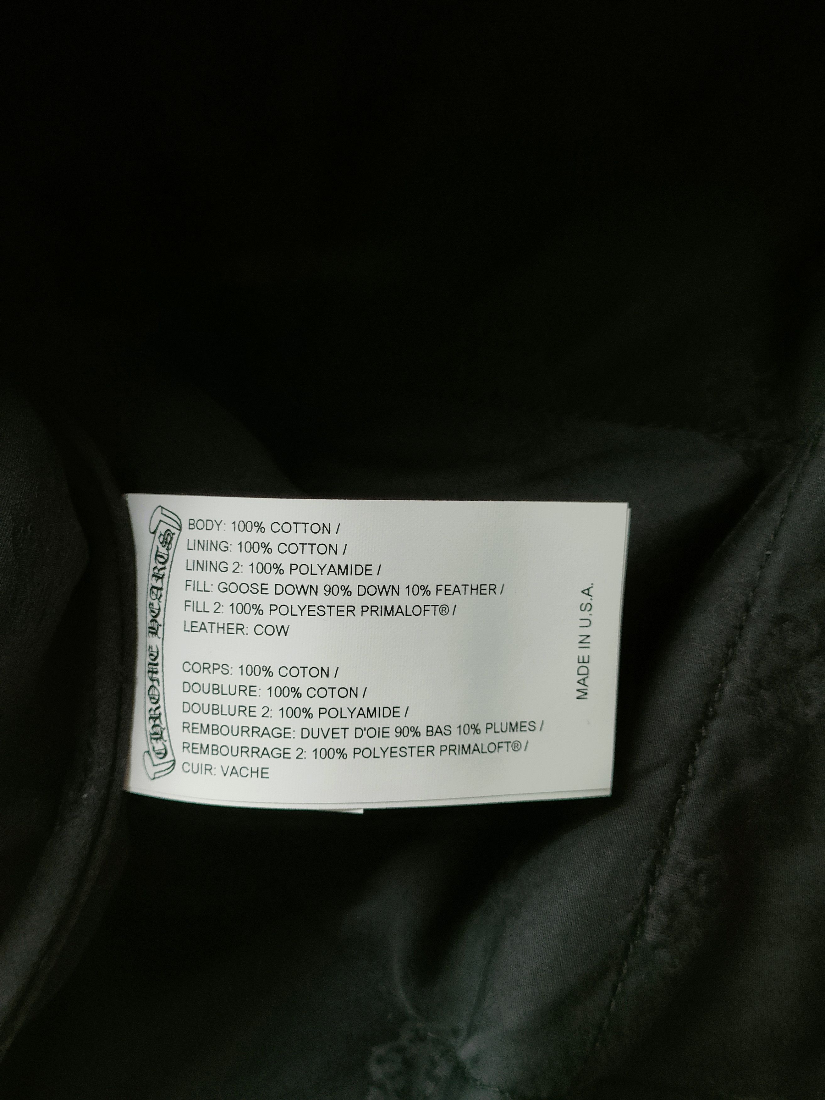 Chrome Hearts Chrome Hearts Silver Button Black Vest Size US XL / EU 56 / 4 - 9 Thumbnail