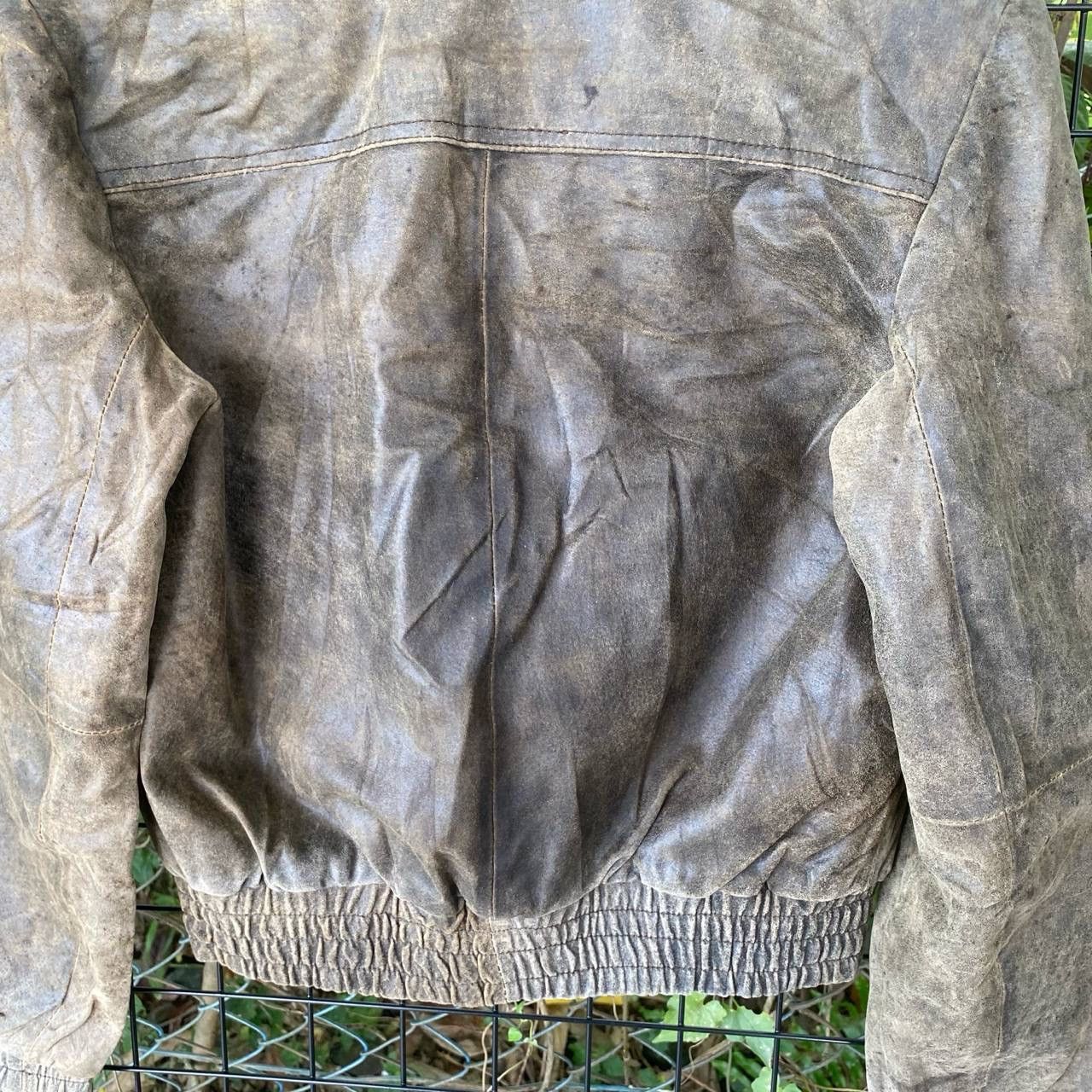 Morgan Homme × Vintage Vtg Morgan Flufy Leather Jacket Size US M / EU 48-50 / 2 - 11 Thumbnail
