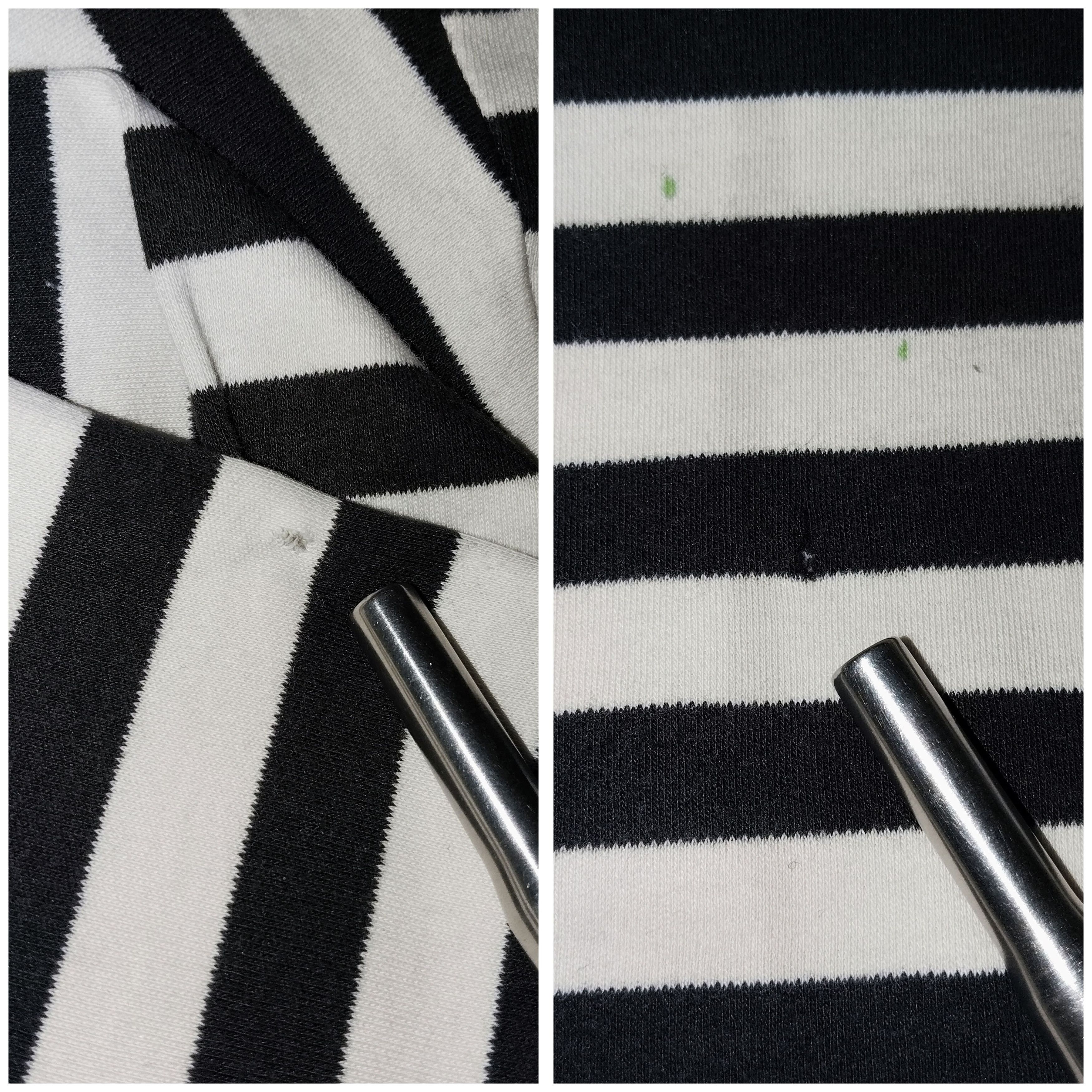 Bape 2008 Bape Stripe Long Sleeve Distressed Tee Size US M / EU 48-50 / 2 - 11 Thumbnail