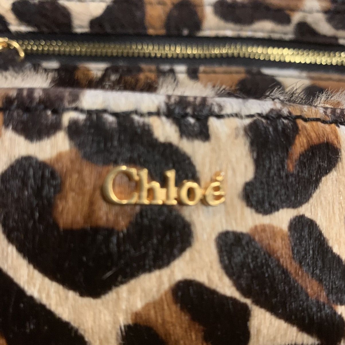 Chloe Chloe Leopard skin Darla Satchel Size ONE SIZE - 10 Thumbnail