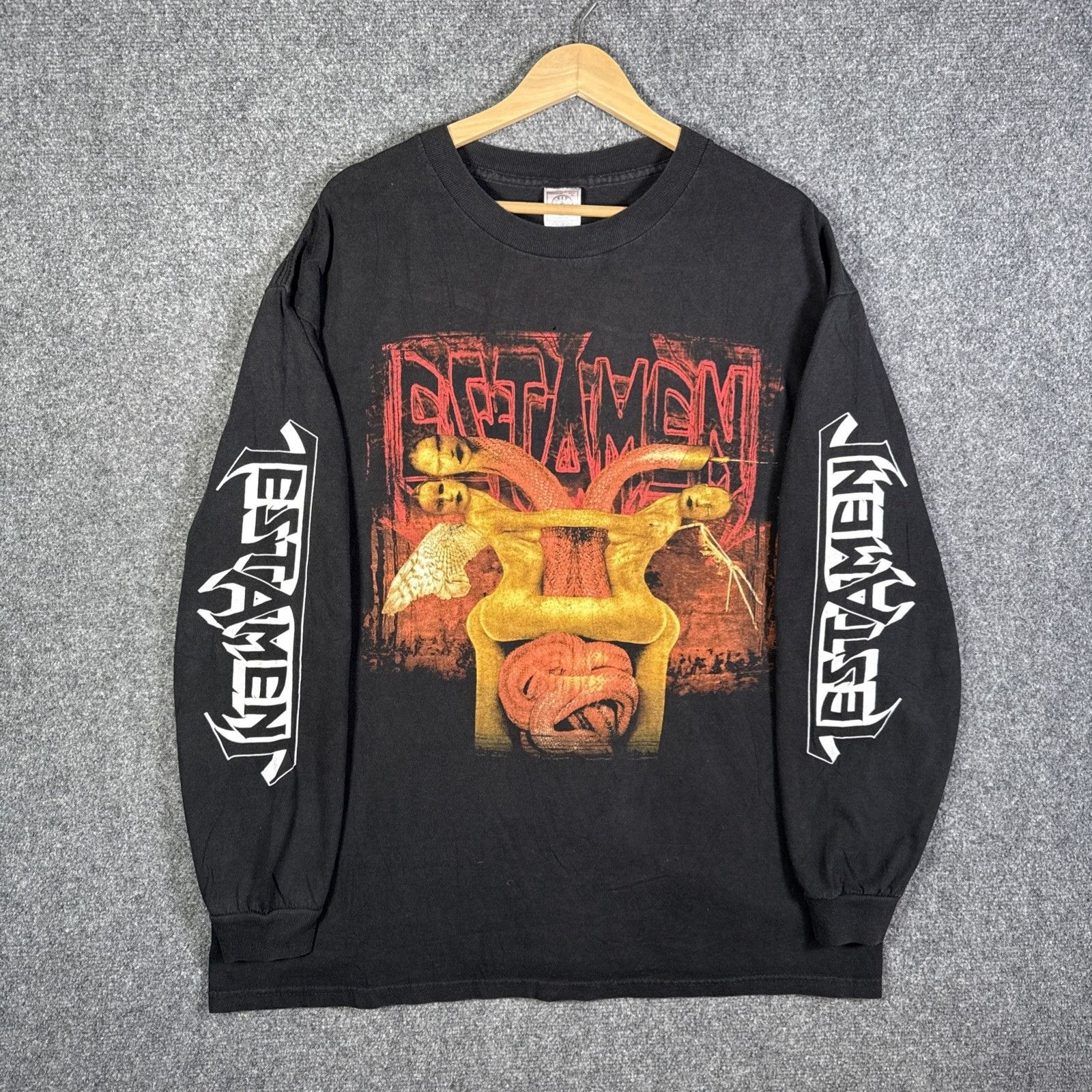 Band Tees Vintage Testament Shirt XL Black 90s 1999 The Gathering 