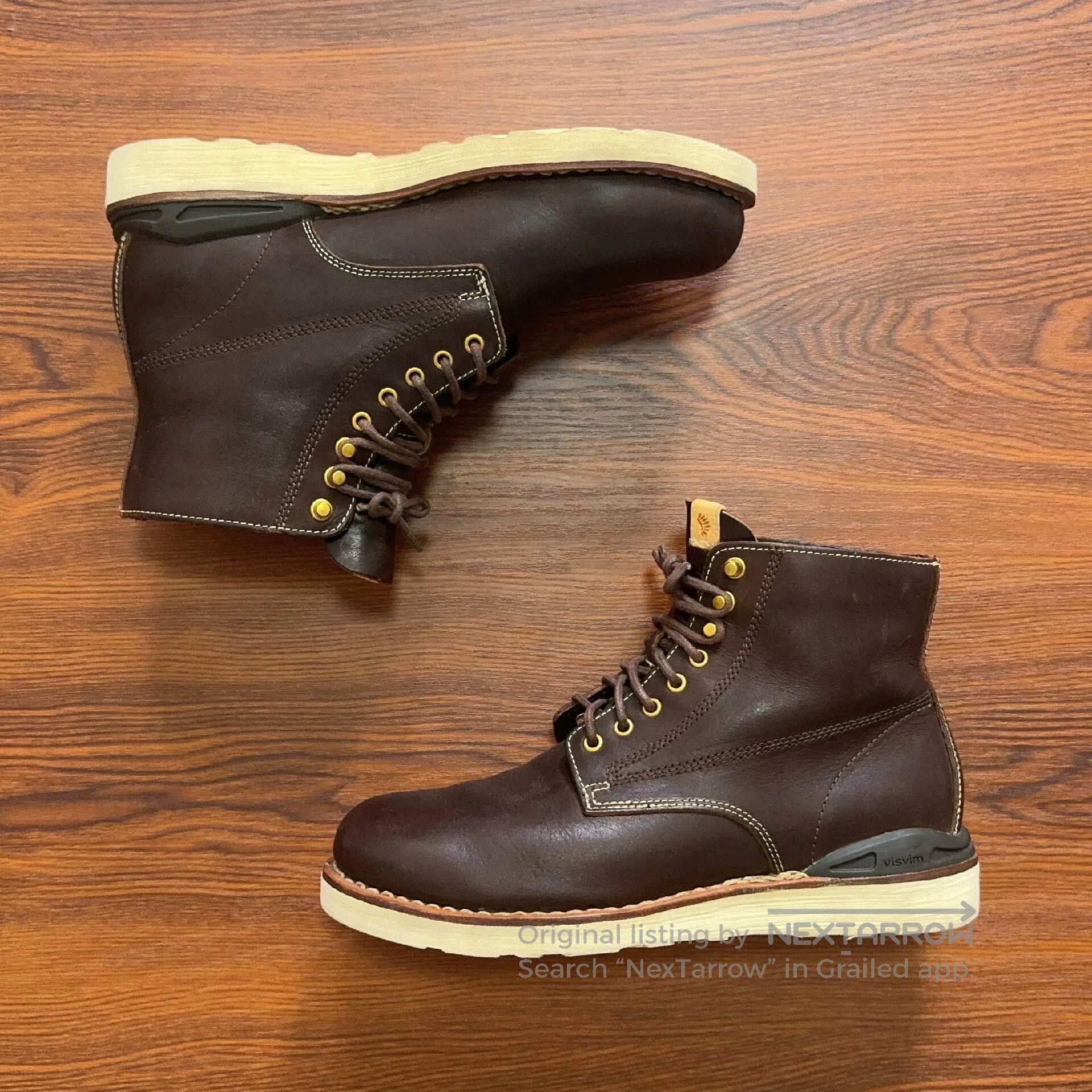 Visvim dark brown visvim virgil folk boots. Size US 10 / EU 43 - 1 Thumbnail