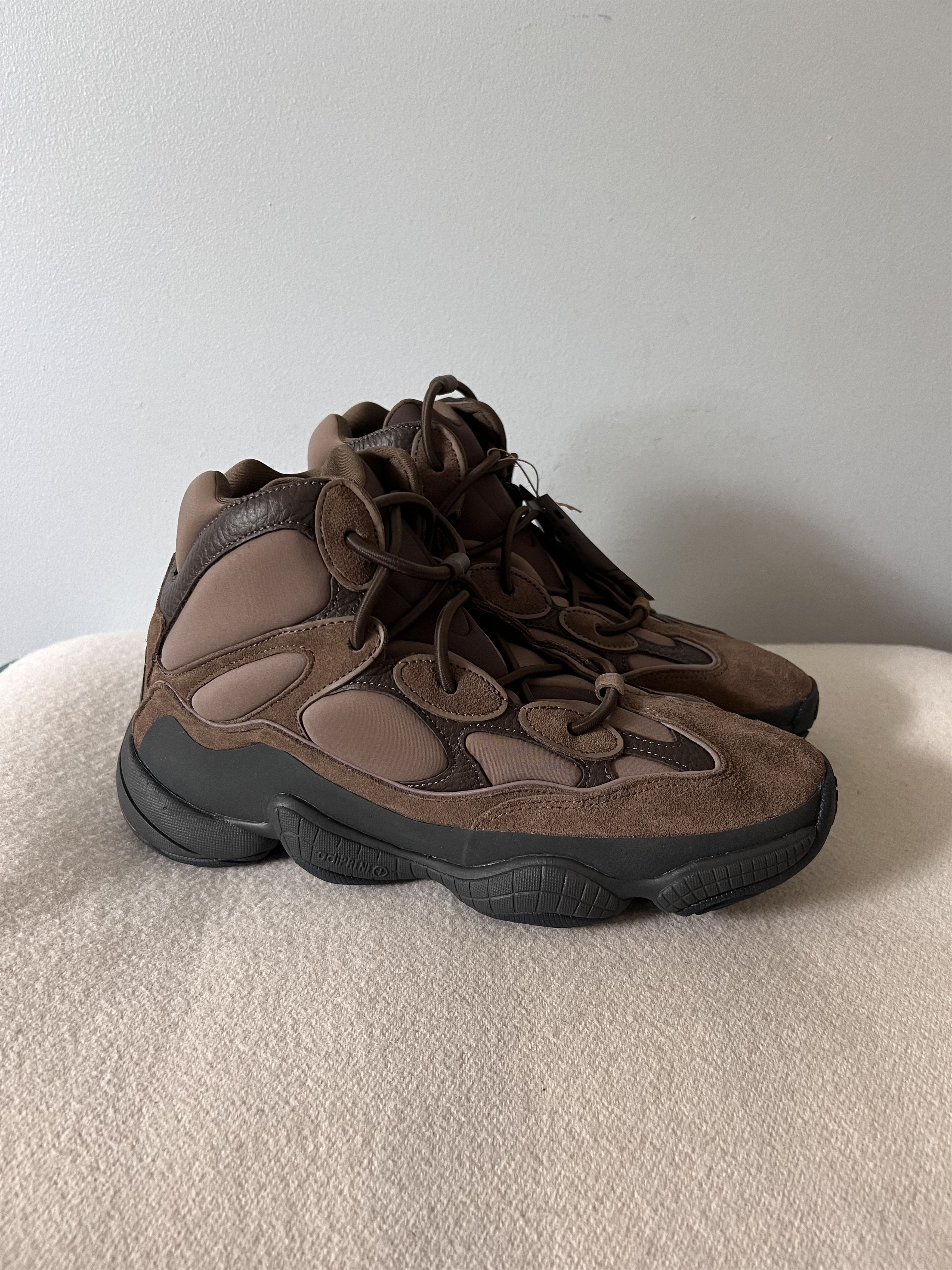 Adidas  Kanye West Yeezy 500 high Mist Stone | Grailed