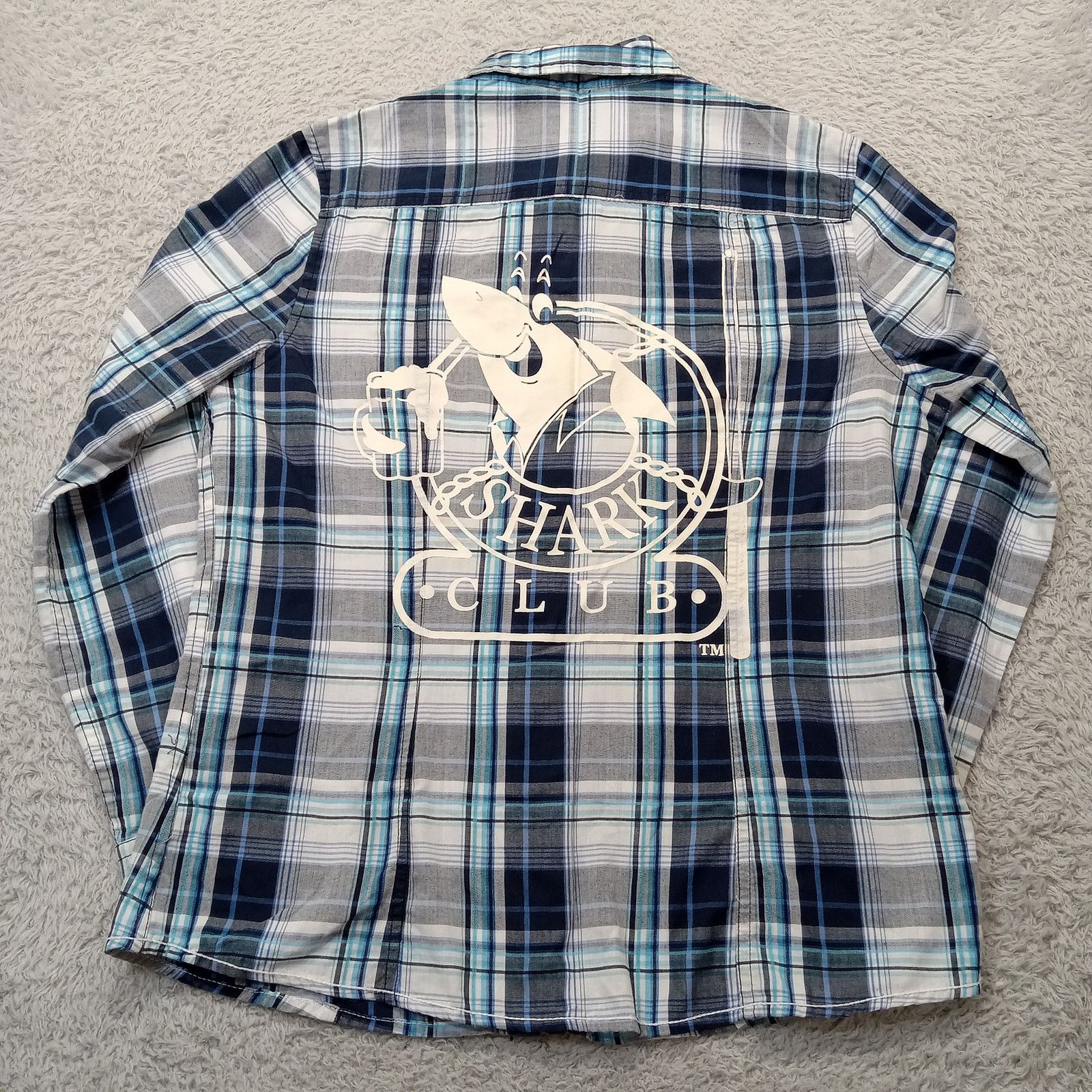 Burnside Burnside Shirt L Men's Long Sleeve Button Front Plaid Size US L / EU 52-54 / 3 - 2 Thumbnail