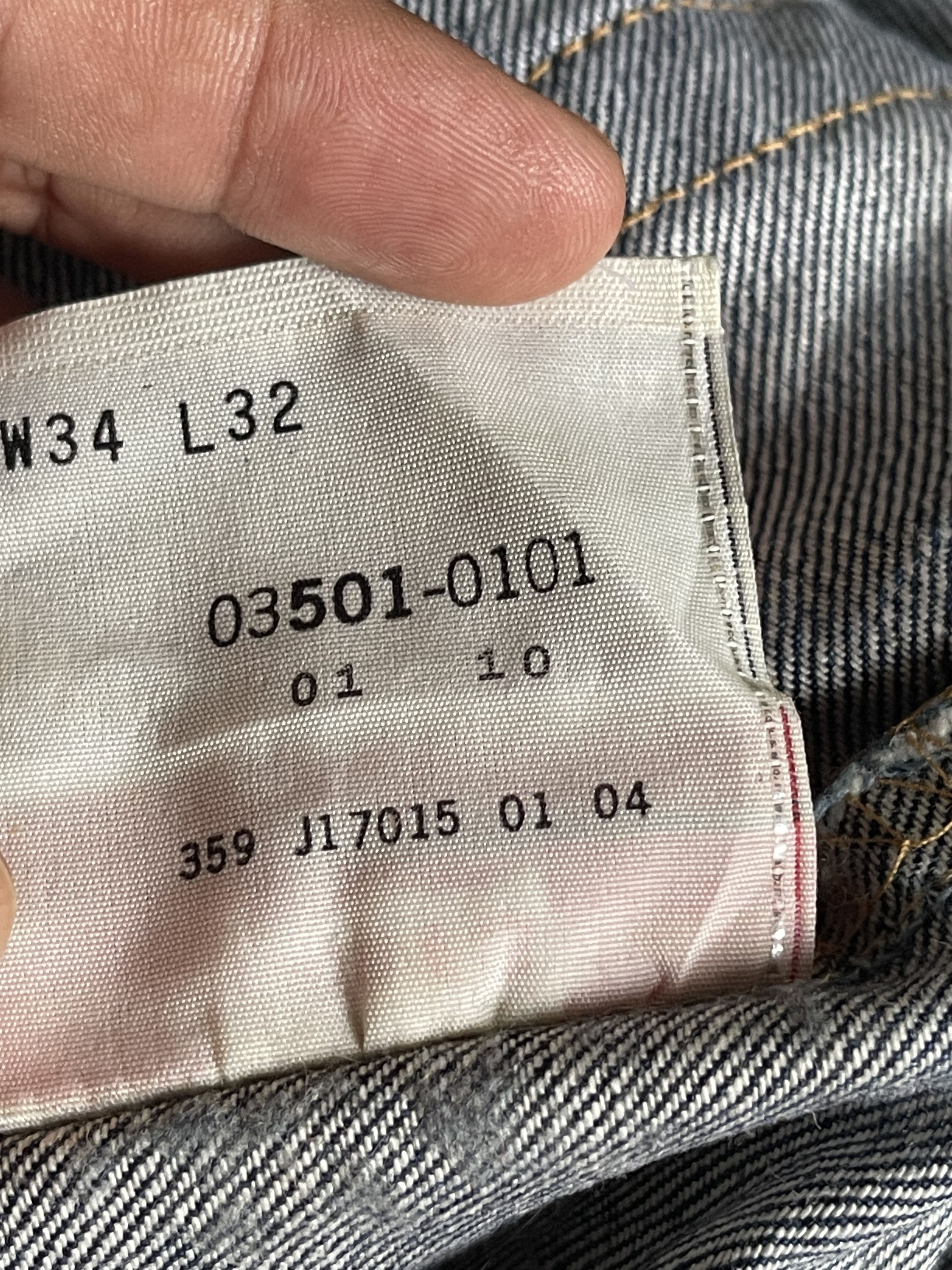 Levi's × Vintage Vintage Levis 501 y2k Jeans Size US 34 / EU 50 - 5 Thumbnail