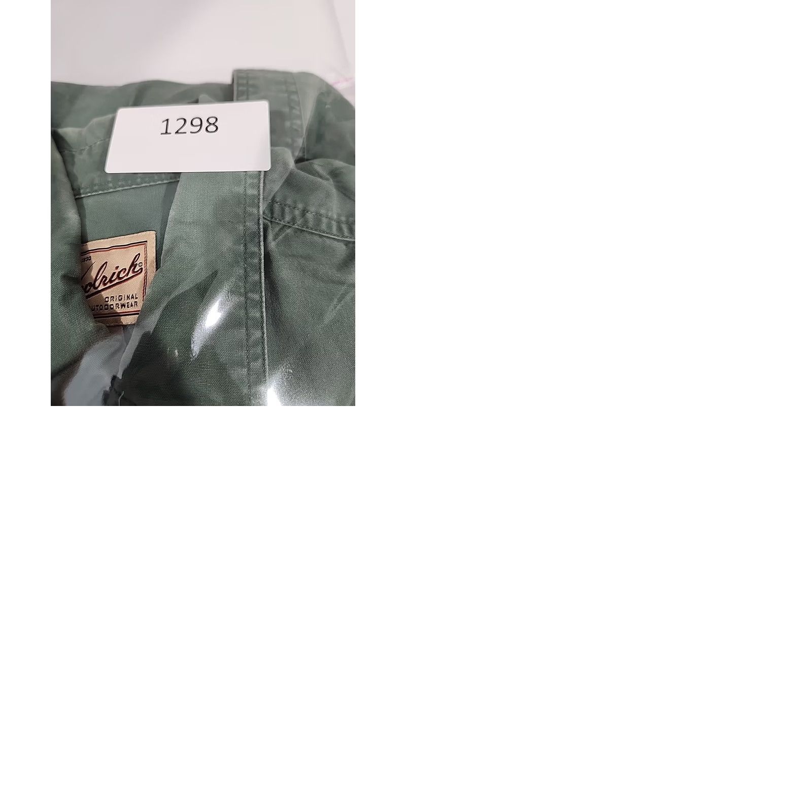Vintage VINTAGE Woolrich Shirt Mens L Green Canvas Outdoor Casual Western Packable Pockets All Seasons Button-Up Collared Long Sleeve Regular Style Size US L / EU 52-54 / 3 - 11 Thumbnail