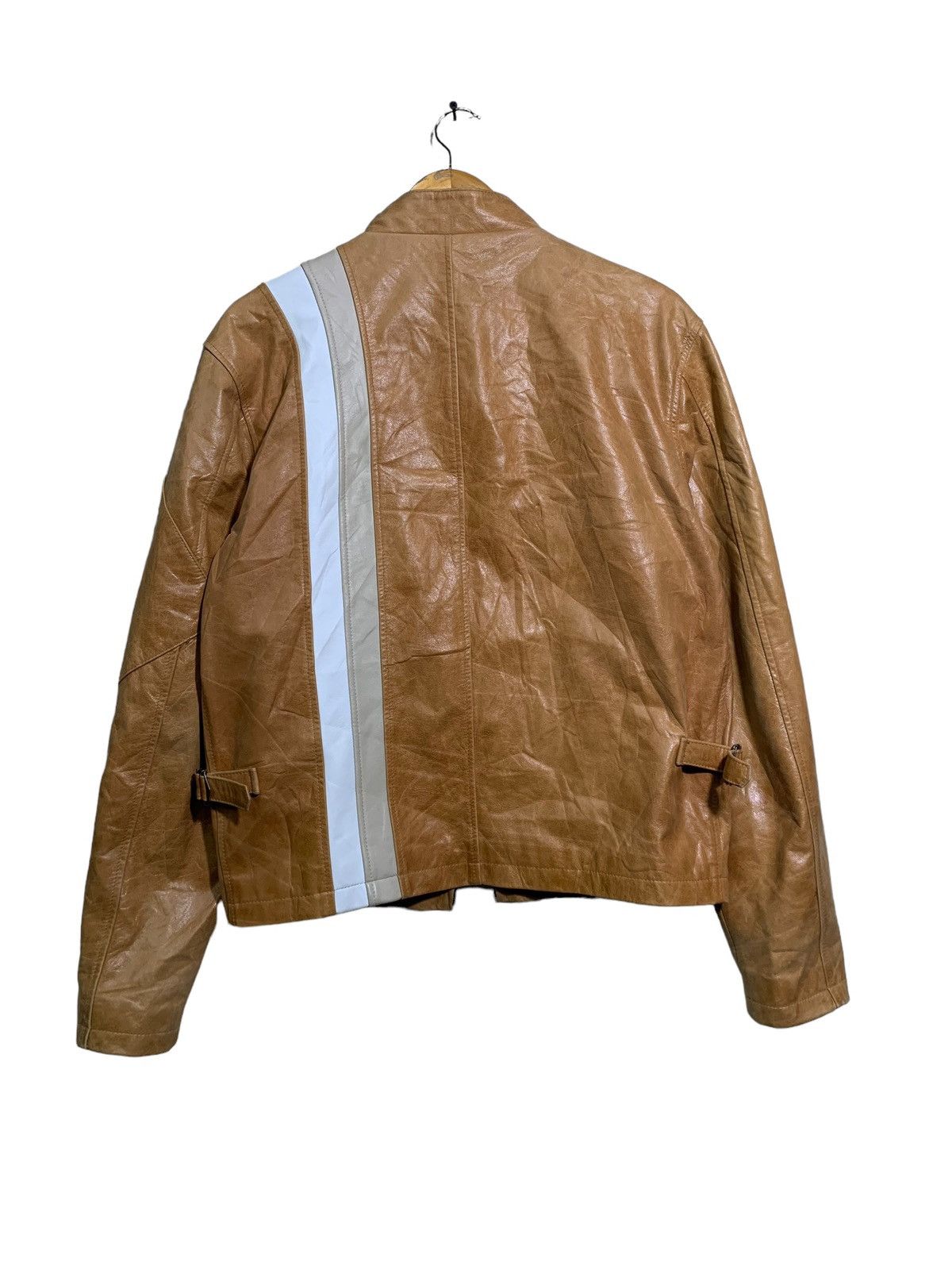 Genuine Leather 🔥RICHWOOD LEATHER JACKETS CAFERACER Size US M / EU 48-50 / 2 - 6 Thumbnail