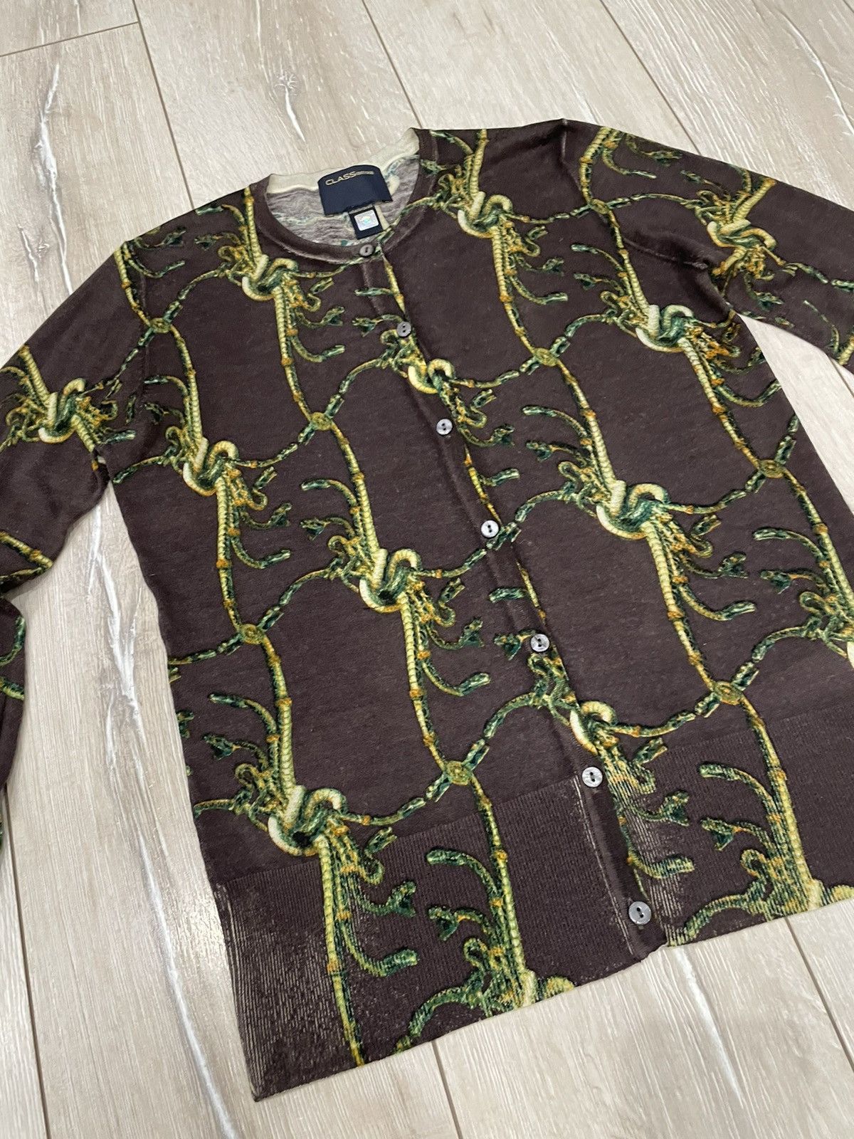 Designer × Just Cavalli × Roberto Cavalli Roberto Cavalli Class snake logo cardigan long sleeve Size M / US 6-8 / IT 42-44 - 3 Thumbnail