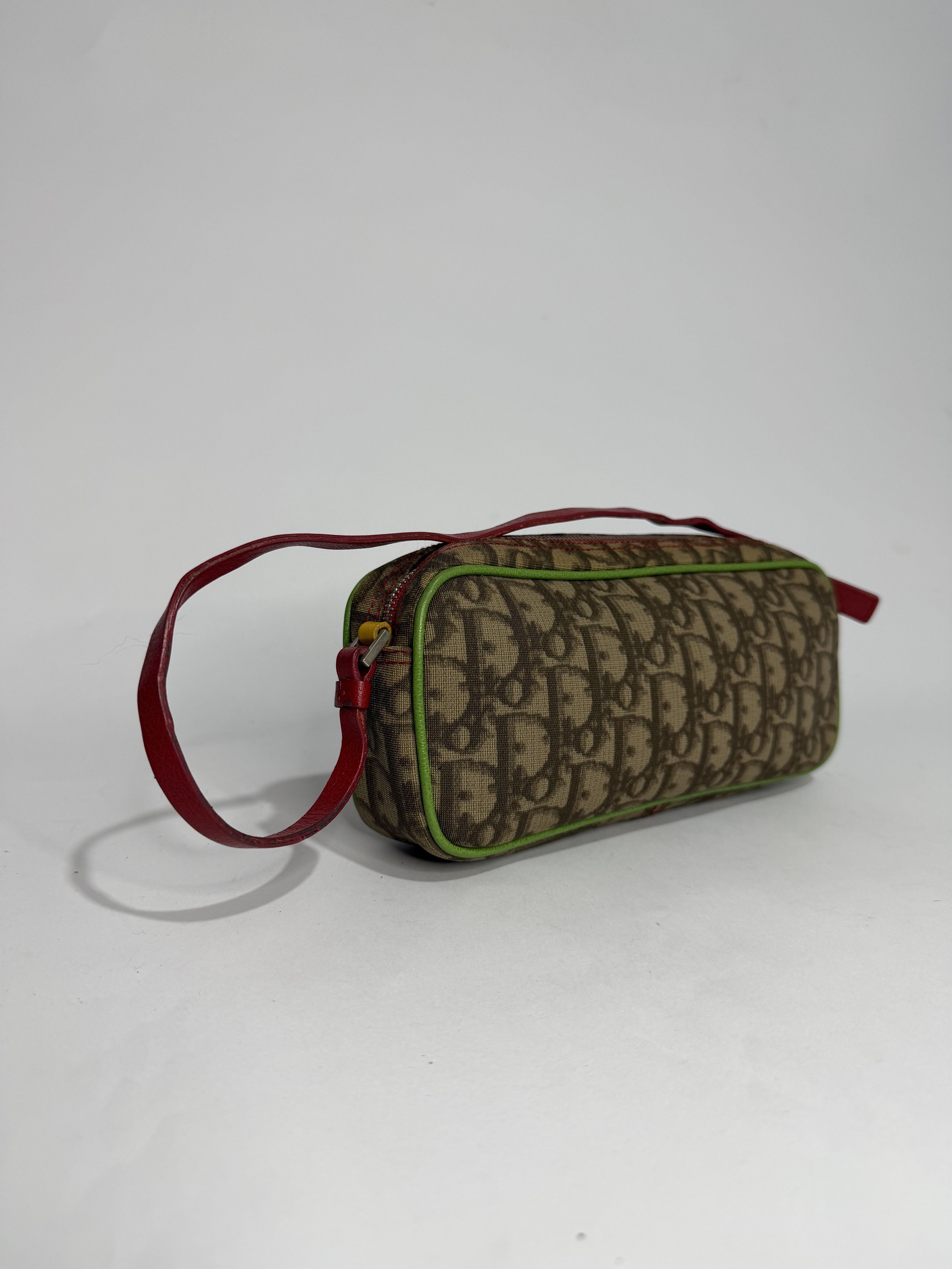 Dior Dior Multicolor Oblique Coated Canvas Rasta 1 Pochette Bag Size ONE SIZE - 4 Thumbnail