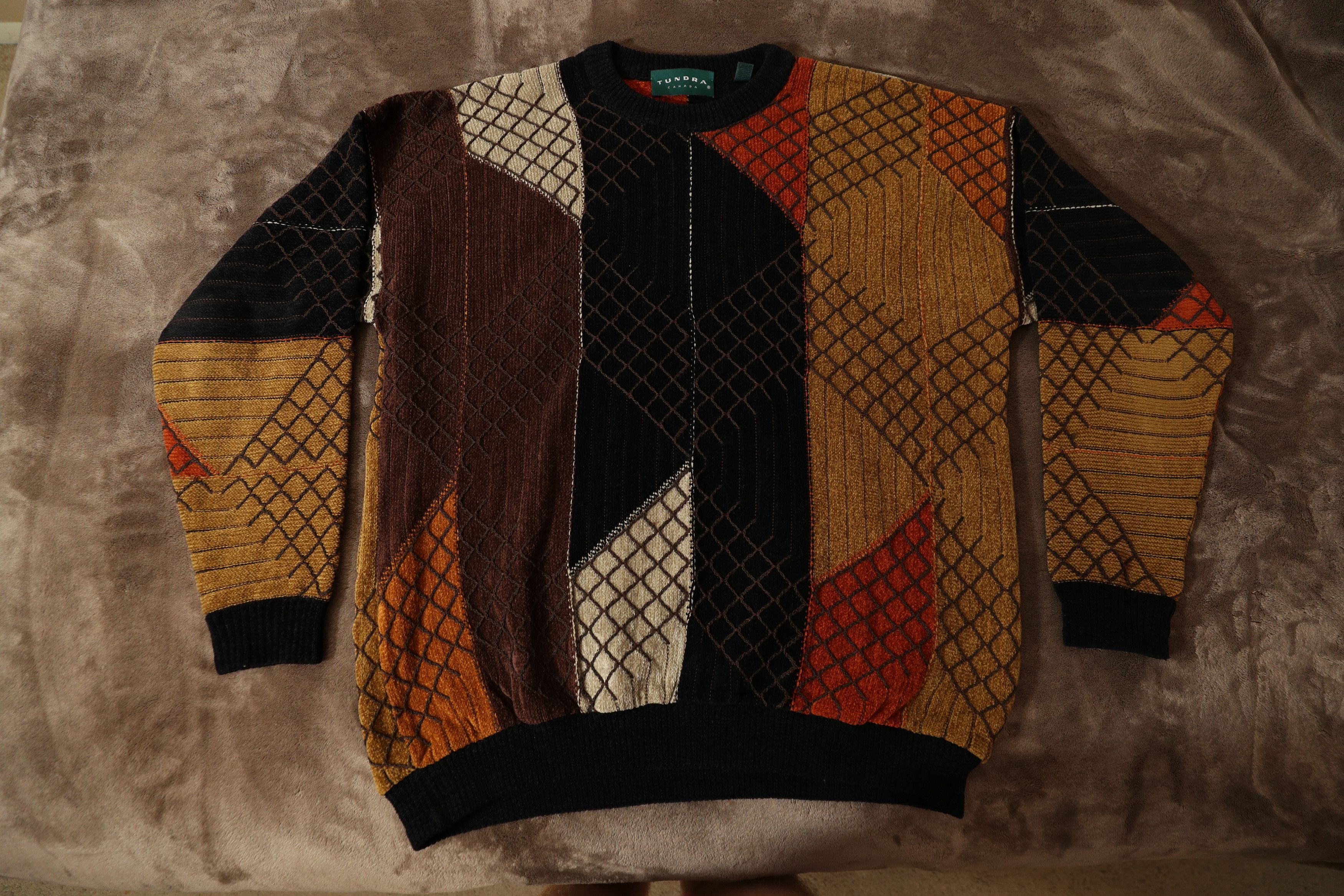Tundra Canada Tundra Canada Multicolor Thick Knit Pullover Sweater (XL) Size US XL / EU 56 / 4 - 3 Thumbnail