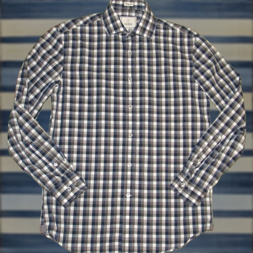 Todd Snyder TODD SNYDER Melange Yarns Long Sleeve Button Down Shirt 15 - 32/33 Mens Shirt XS-XXL Size US M / EU 48-50 / 2 - 1 Thumbnail