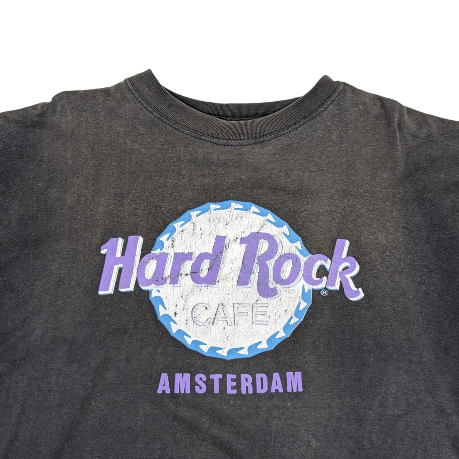 Hard Rock Cafe 2000's HARD ROCK CAFE Amsterdam Big Spell Out T Shirt Size US M / EU 48-50 / 2 - 4 Thumbnail