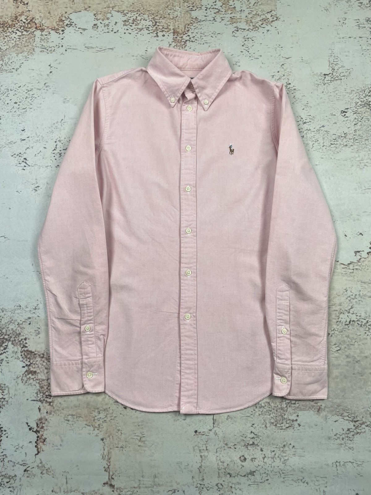 Polo Ralph Lauren Polo Ralph Lauren S Women’s Plain Light Pink Shirt Size S / US 4 / IT 40 - 2 Thumbnail