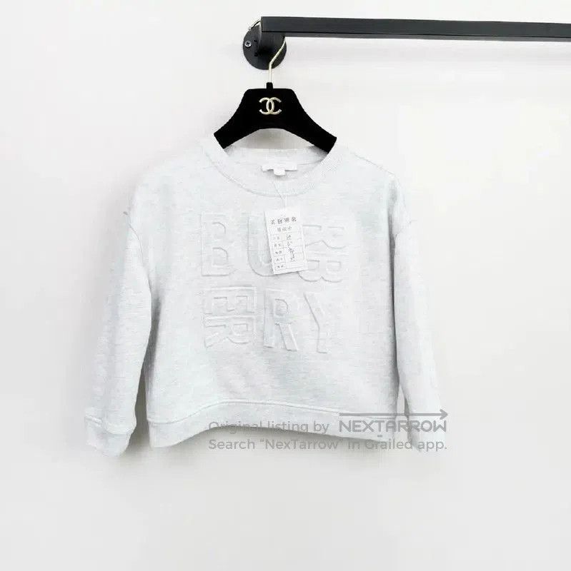Burberry Burberry Gray Long Sleeve Summer Sweatshirt. Size S / US 4 / IT 40 - 1 Thumbnail