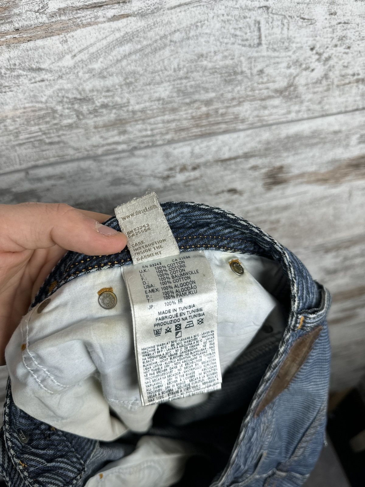 Diesel × Diesel Black Gold × Vintage Mens Vintage Diesel denim jeans luxury avant garde size 36 Size US 36 / EU 52 - 20 Thumbnail