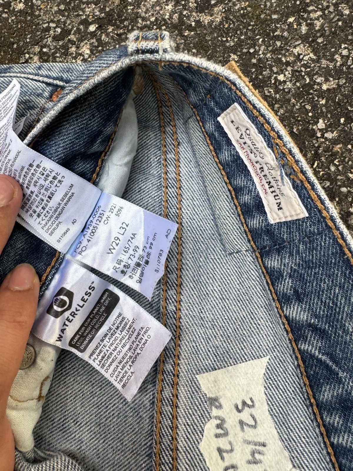 Levi's × Vintage Levis 501 Big E 4 button denim jeans Size US 32 / EU 48 - 5 Thumbnail