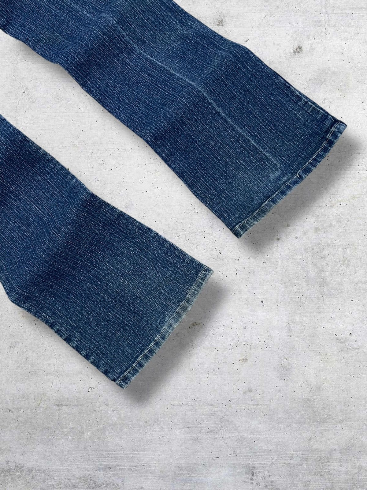 Tornado Mart SILVER KISS JAPAN DESIGNER FLARED DISTRESSED MUDWASH JEANS Size US 28 / EU 44 - 10 Thumbnail
