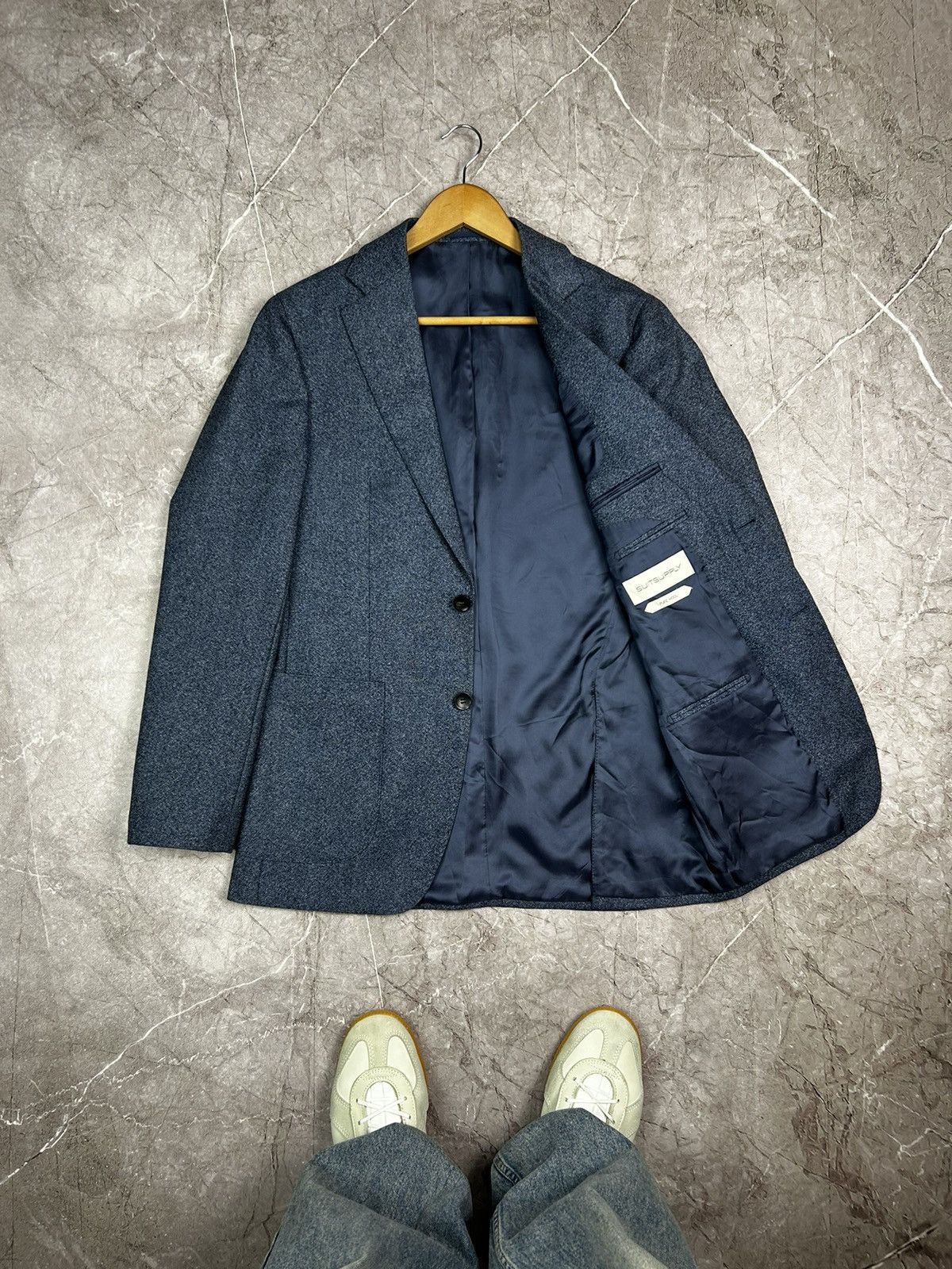 Suitsupply Suitsupply Wool La Spalla Blazer size 48 Size 48R - 2 Thumbnail