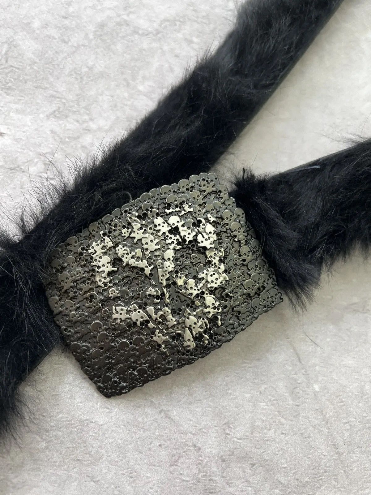 Hysteric Glamour Punk 90s grunge real fur belt goth emo Size ONE SIZE - 3 Thumbnail