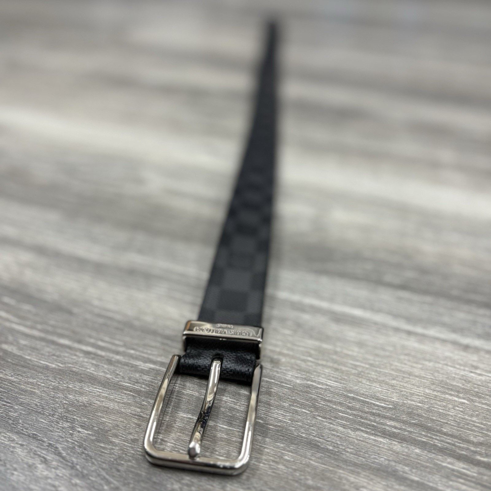 Louis Vuitton Louis Vuitton Pont Neuf 35mm Belt ' Damier Graphite ' Size ONE SIZE - 5 Thumbnail