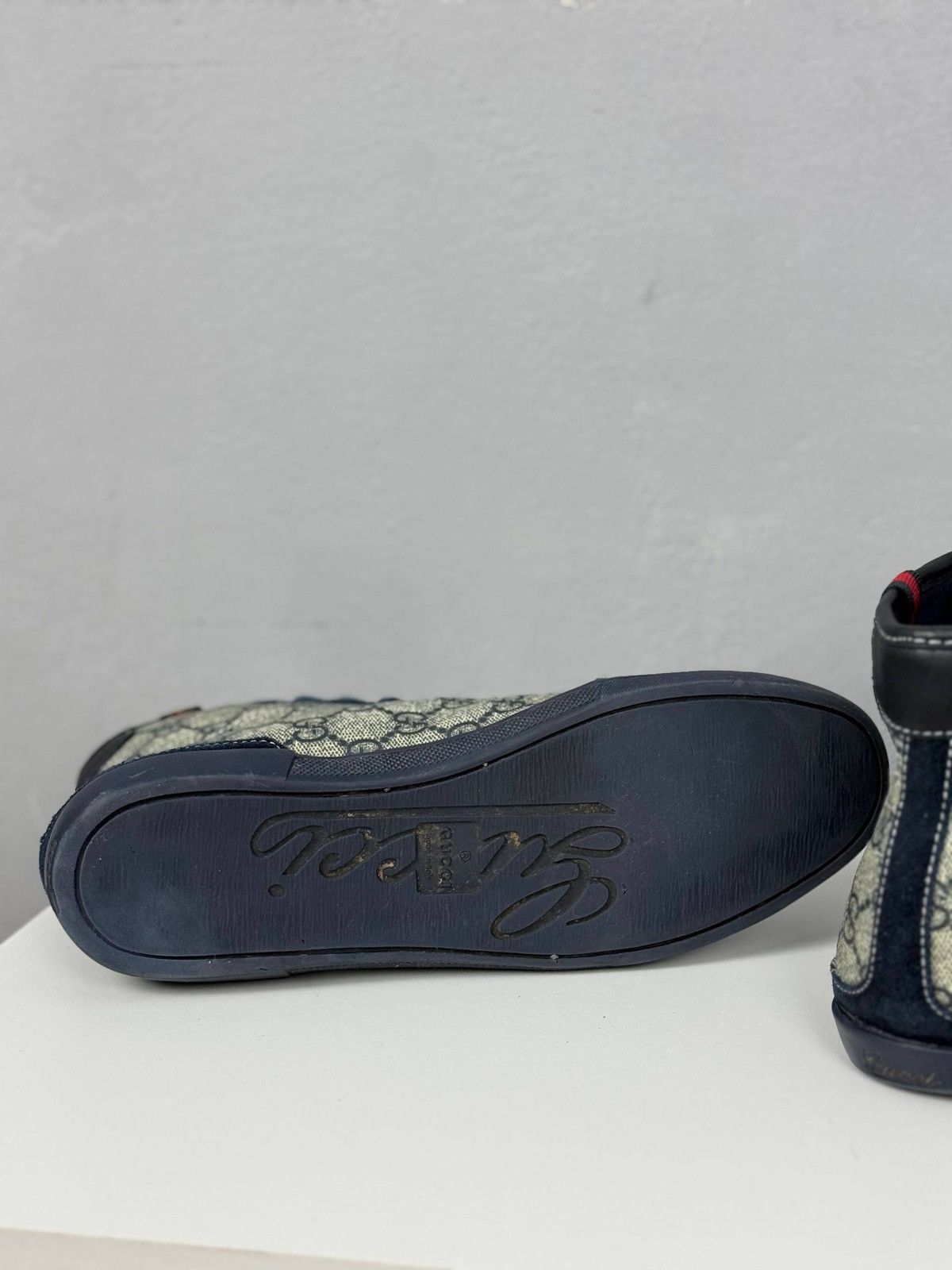 Gucci Gucci GG Monogram Canvas High Top Sneakers Size US 8.5 / IT 38.5 - 9 Thumbnail