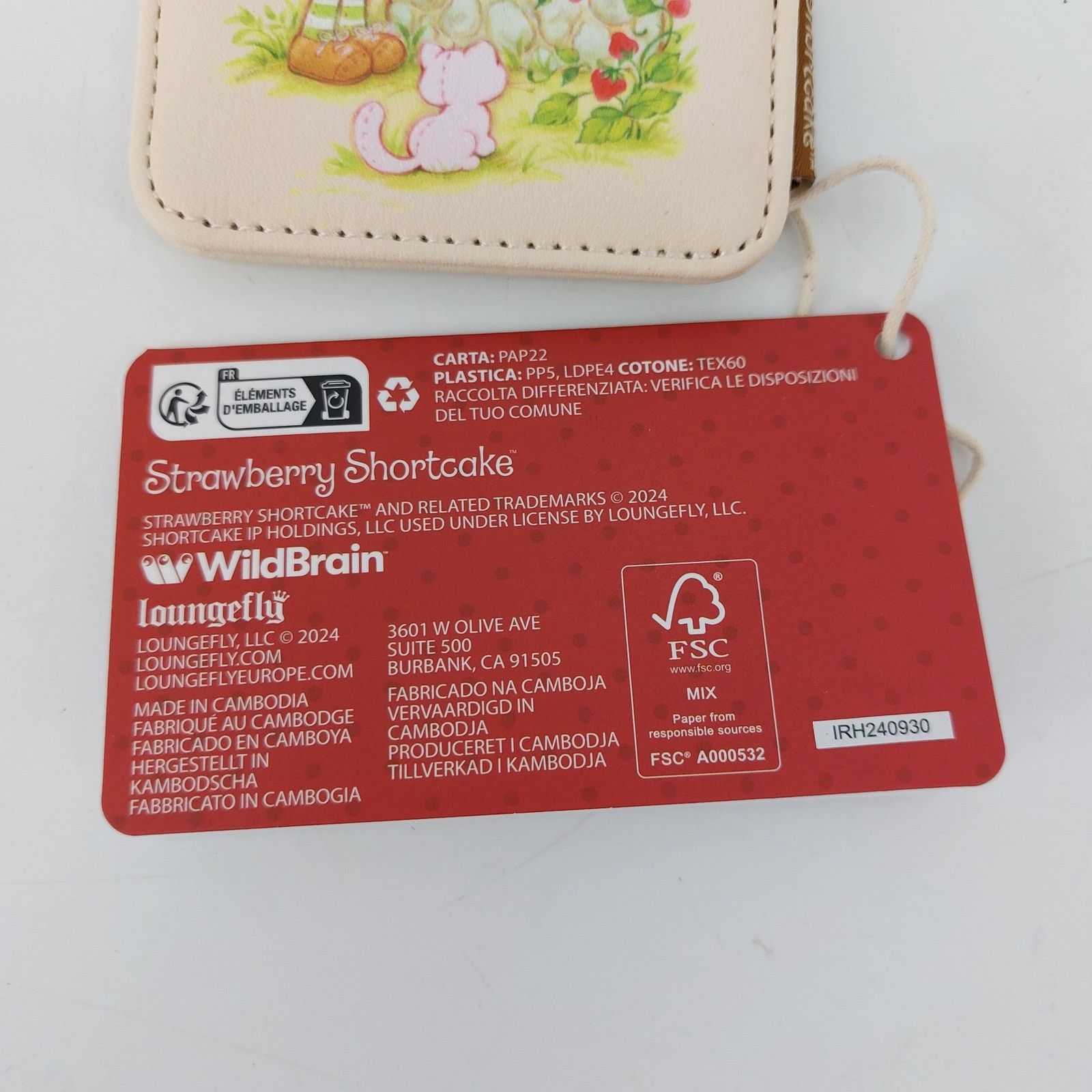 Other Loungefly Strawberry Shortcake Cardholder WishingWell Wallet Size ONE SIZE - 9 Thumbnail